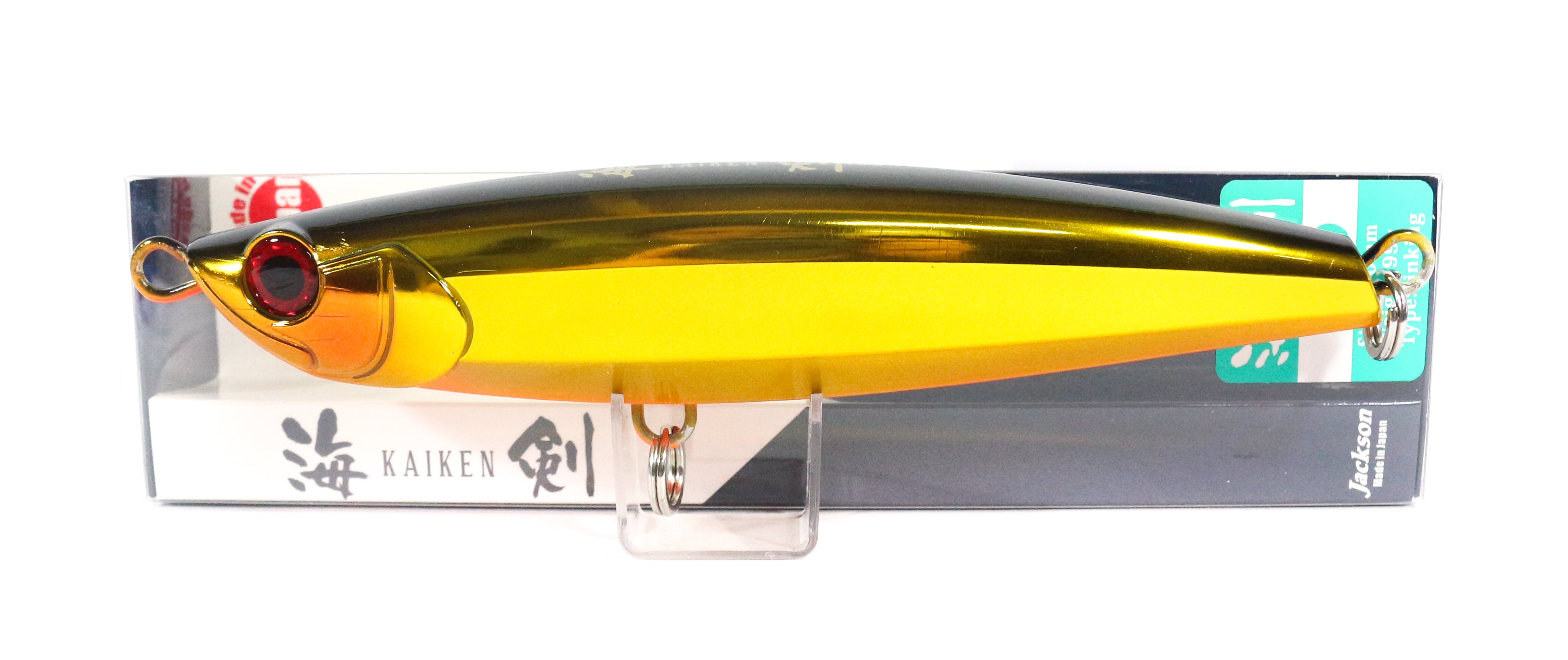Sale Jackson Kaiken 180 Pencil Sinking Lure 99 grams NGBK (2174)