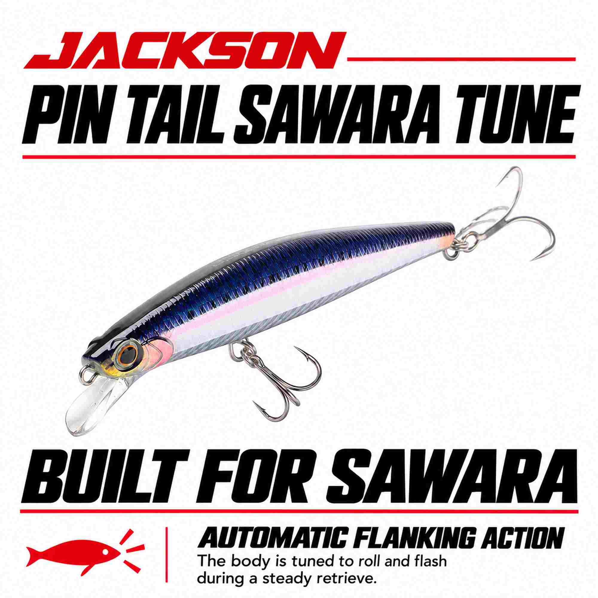 Jackson Pin Tail Sawara Tune 42 grams 120 mm Sinking Lure SRI (3996)