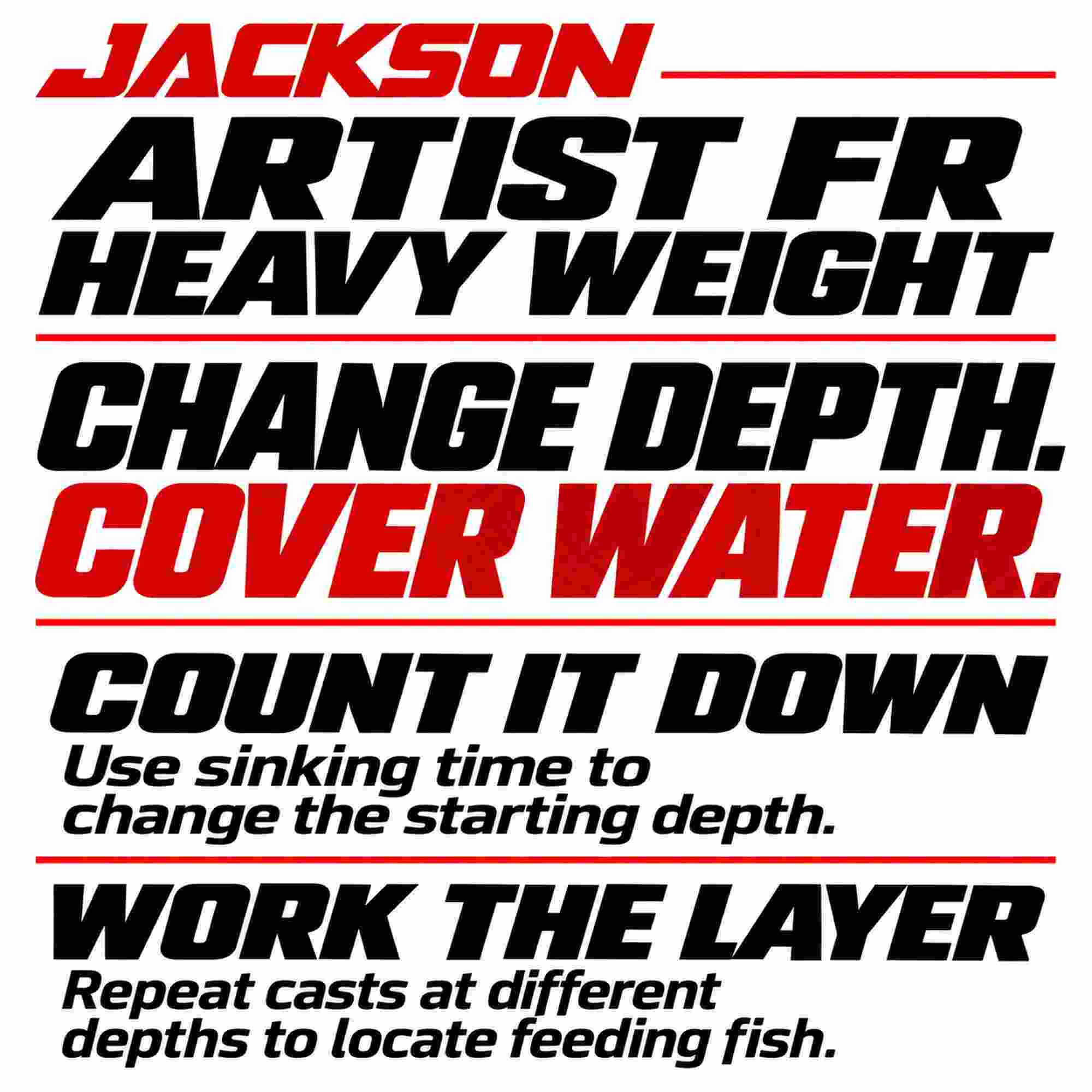 Jackson Artist FR 85HW Sinking Minnow Lure PWH (7673)