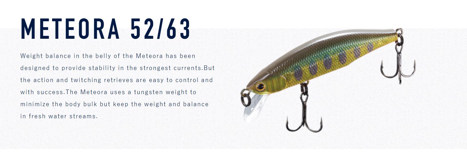 Jackson Meteora 63 Sinking Lure RY2 (8847)