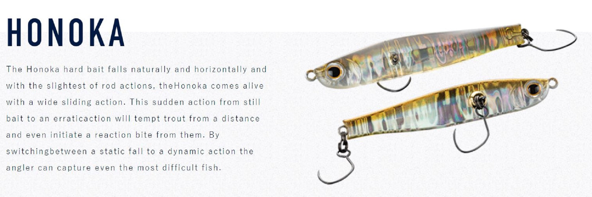 Jackson Honoka 55 Sinking Lure 2.5 Grams CCA (9523)