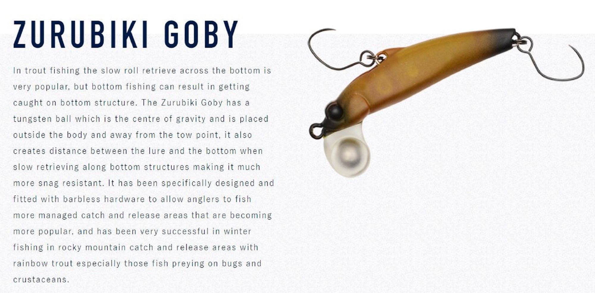 Jackson Zuribiki Goby 45 Sinking Lure GSA (1458)