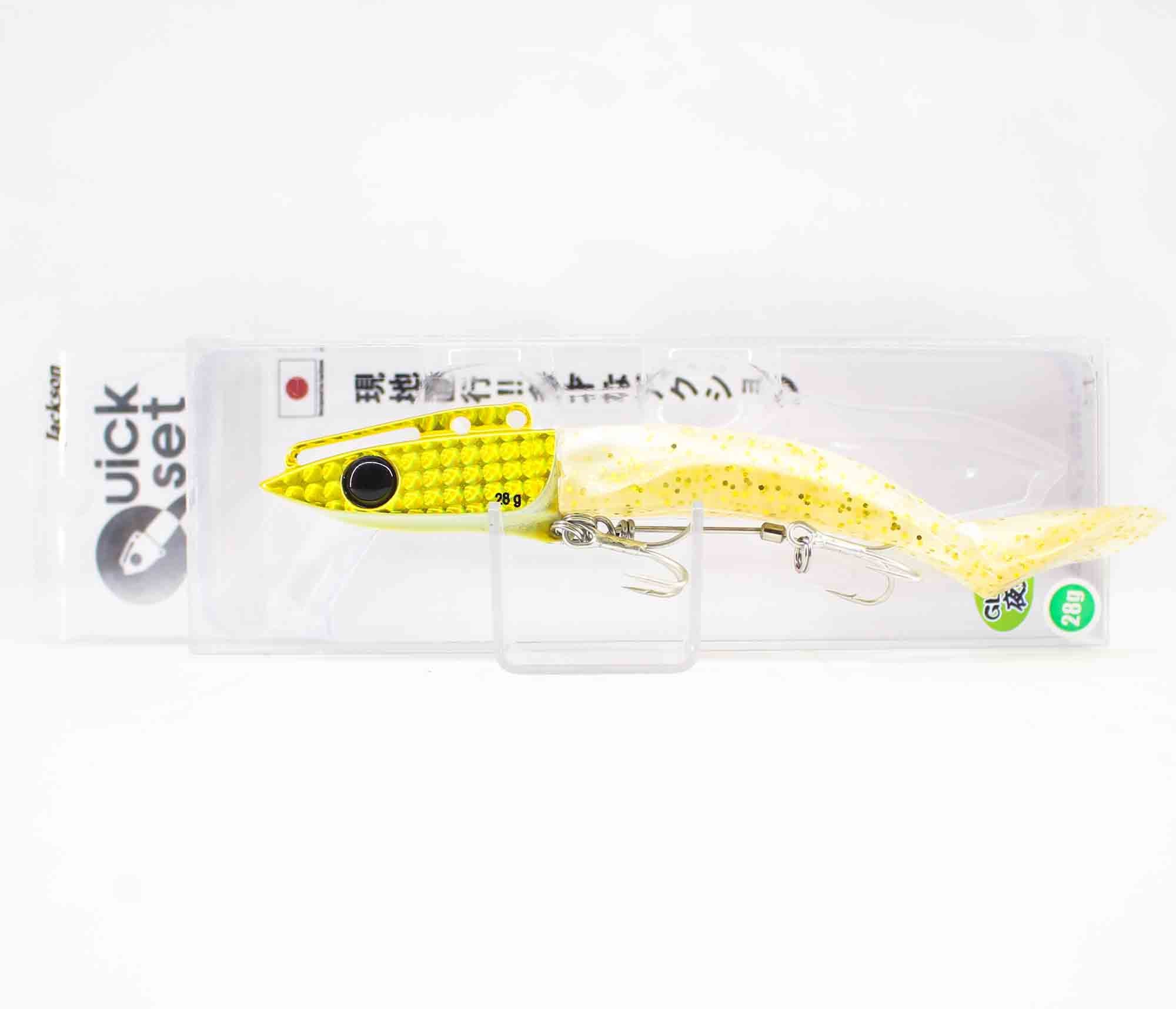 Jackson Quick Set Head Shad 28 grams Sinking Lure GOL/WHV (1762)
