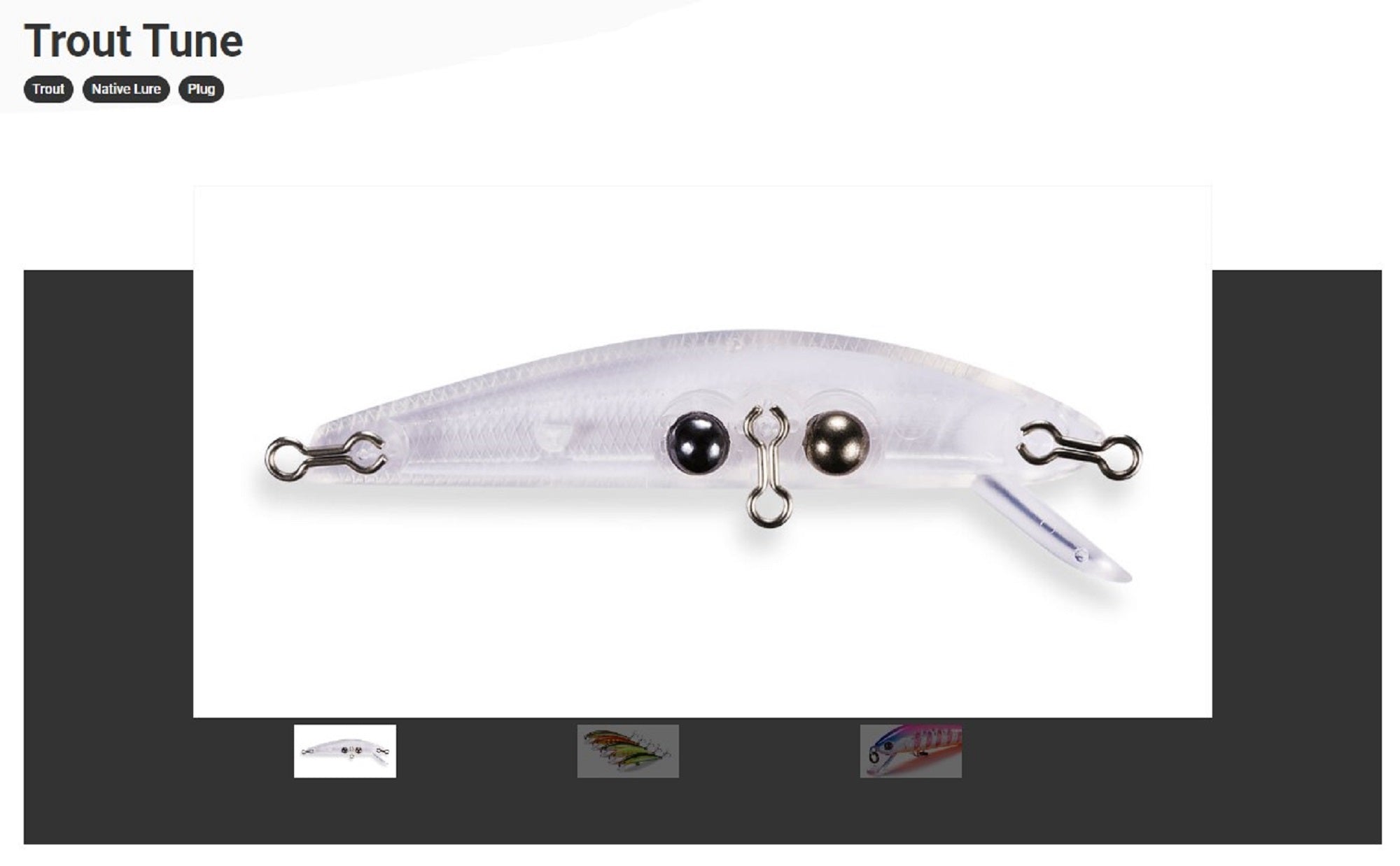 Jackson Trout Tune 55 HW Heavy Weight Sinking Lure TSD2 (9799)