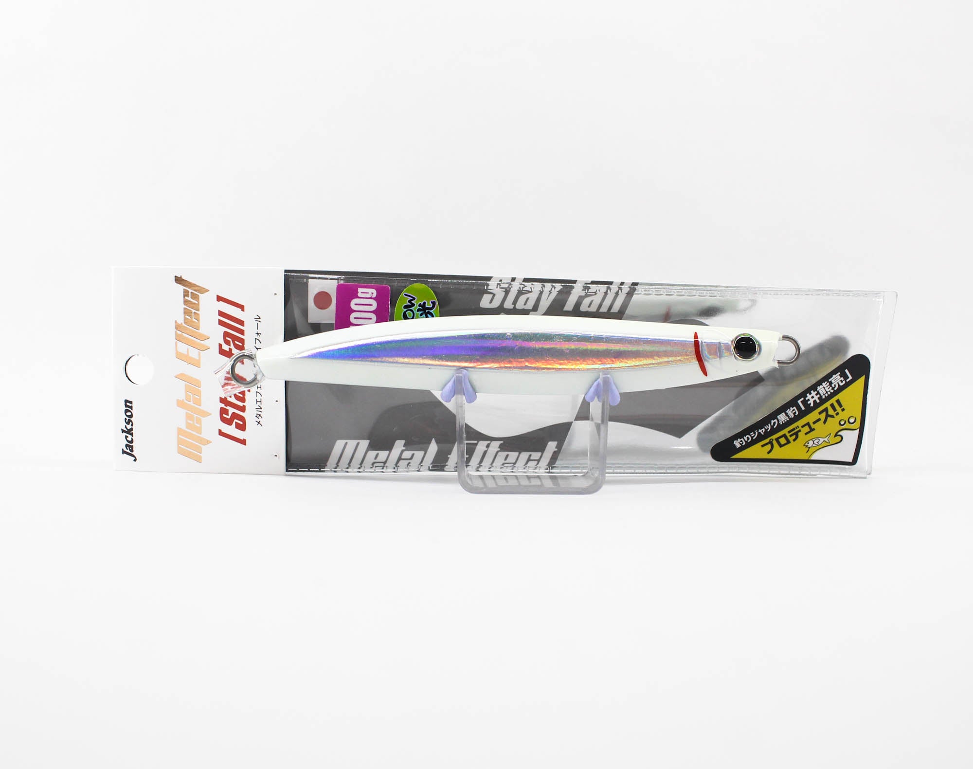 Jackson Metal Jig Metal Effect Stay Fall 100 grams WHK (1037)