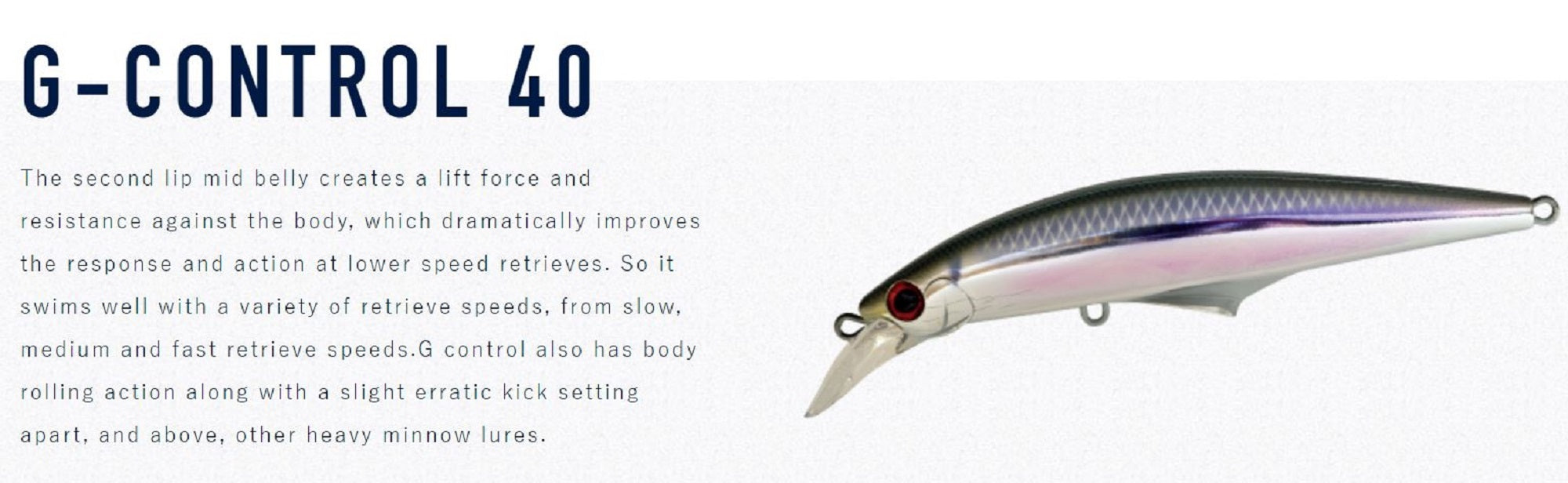 Jackson Pin Tail Decoy Y-S81 40 grams 120 mm Sinking Lure GGRD (9057)
