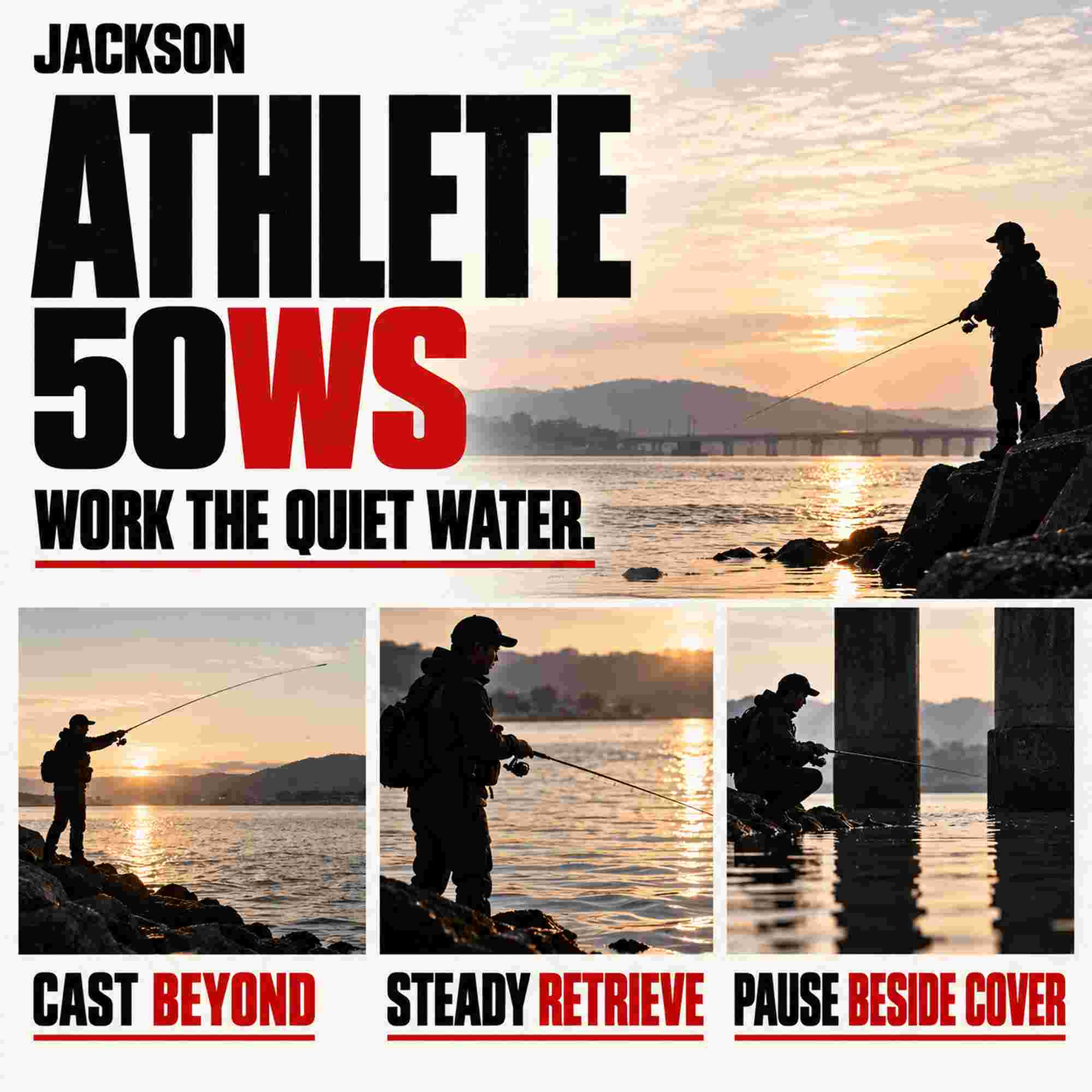 Jackson Mixture Athlete 50WS Sinking Lure LMS (8561)