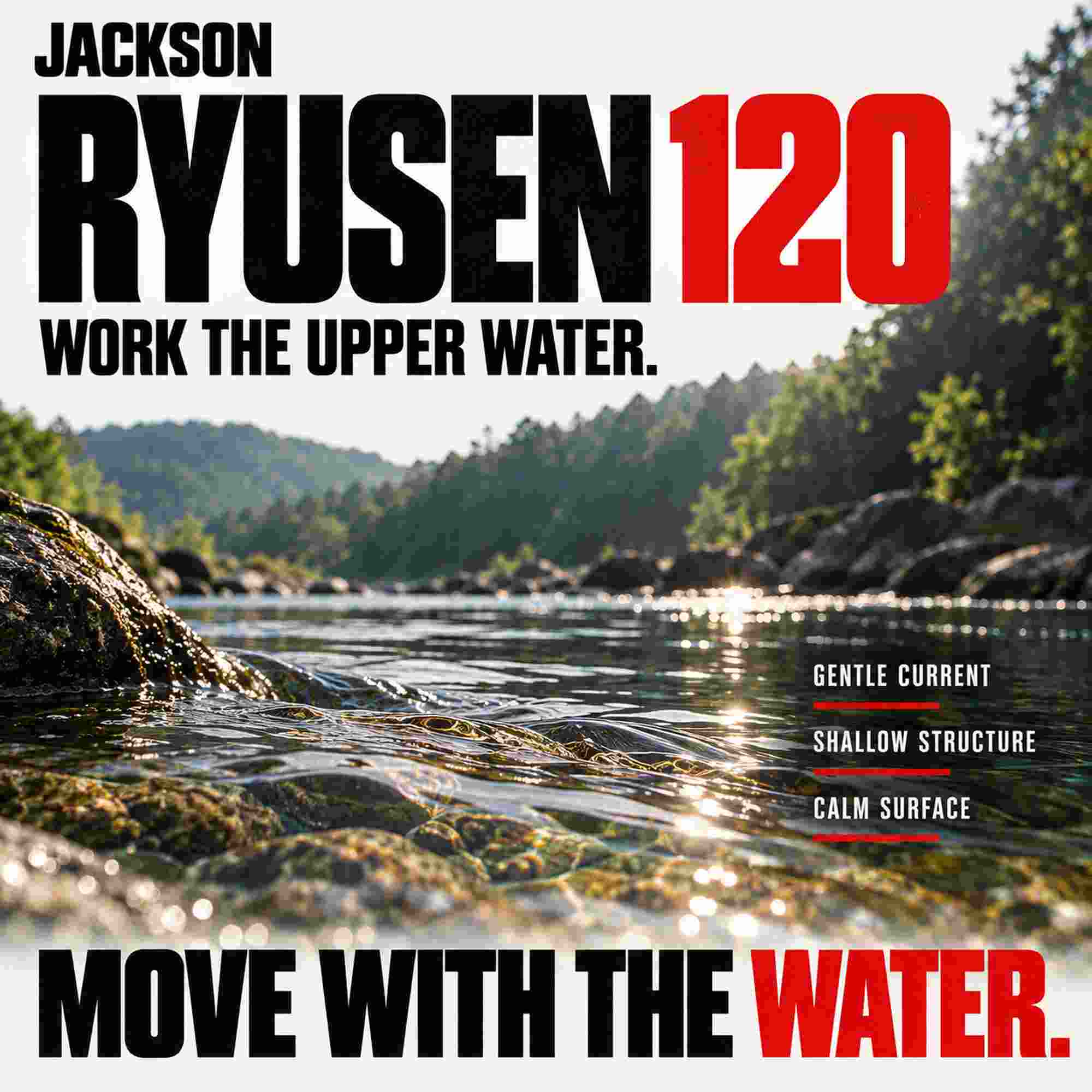 Jackson Ryusen 120 Floating Lure BKP (8608)