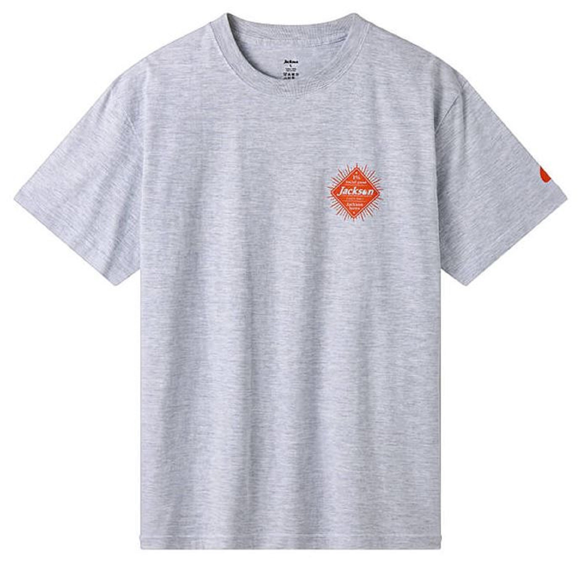 Jackson T-shirt Logo Casual Tee Ash Size L (6098)