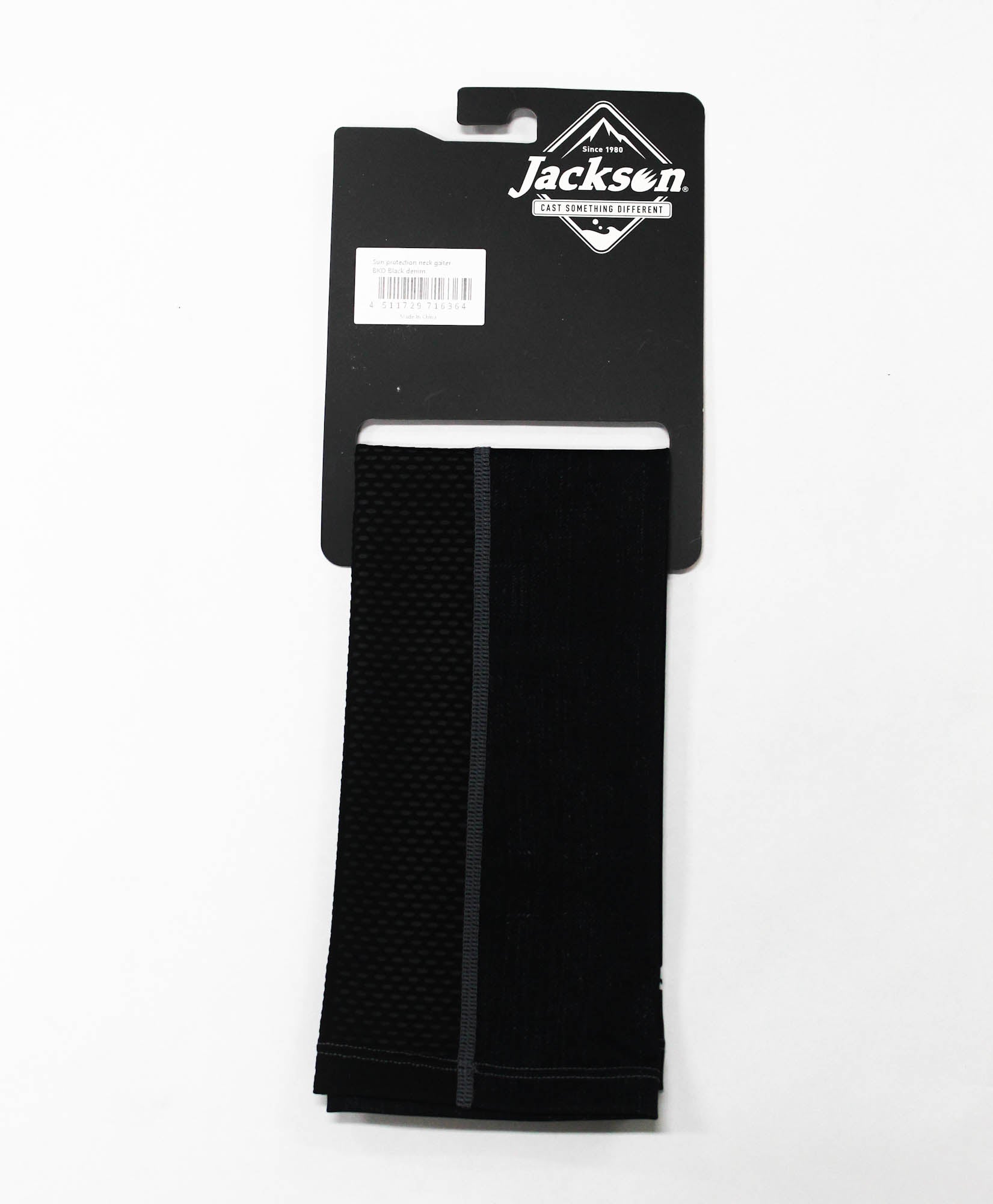 Jackson Neck Gaiter Sun Protect Black Denim (6364)