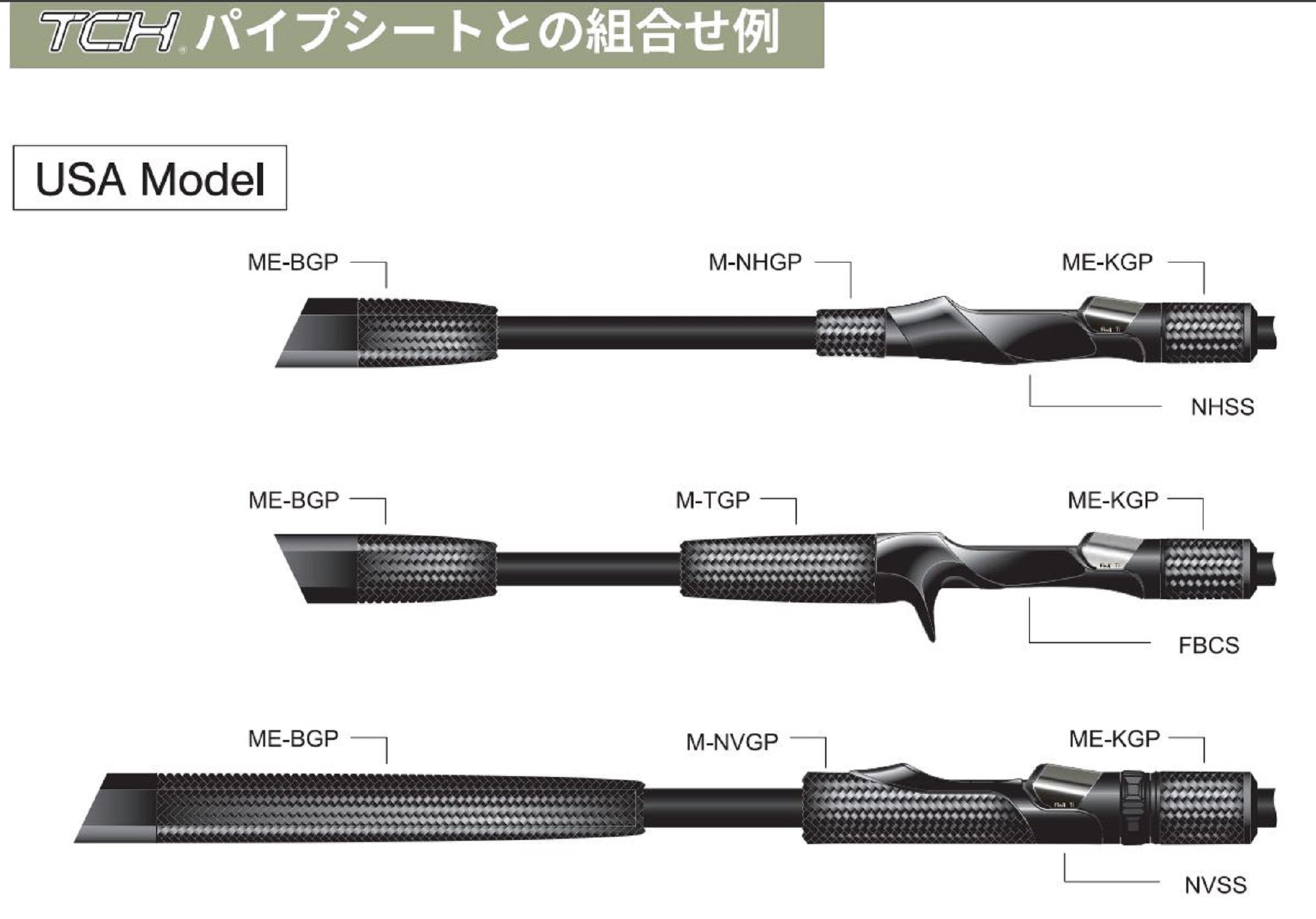 Fuji M-NHGP Size 15-25 Neo Carbon Rear Grip x 1 (2966)