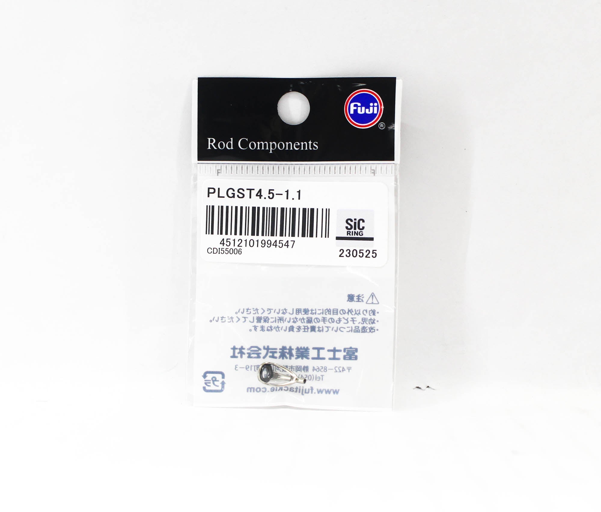 Fuji PLGST Size 4.5-1.1 Rod Top Guide Stainless Frame SIC x 1 (4547)