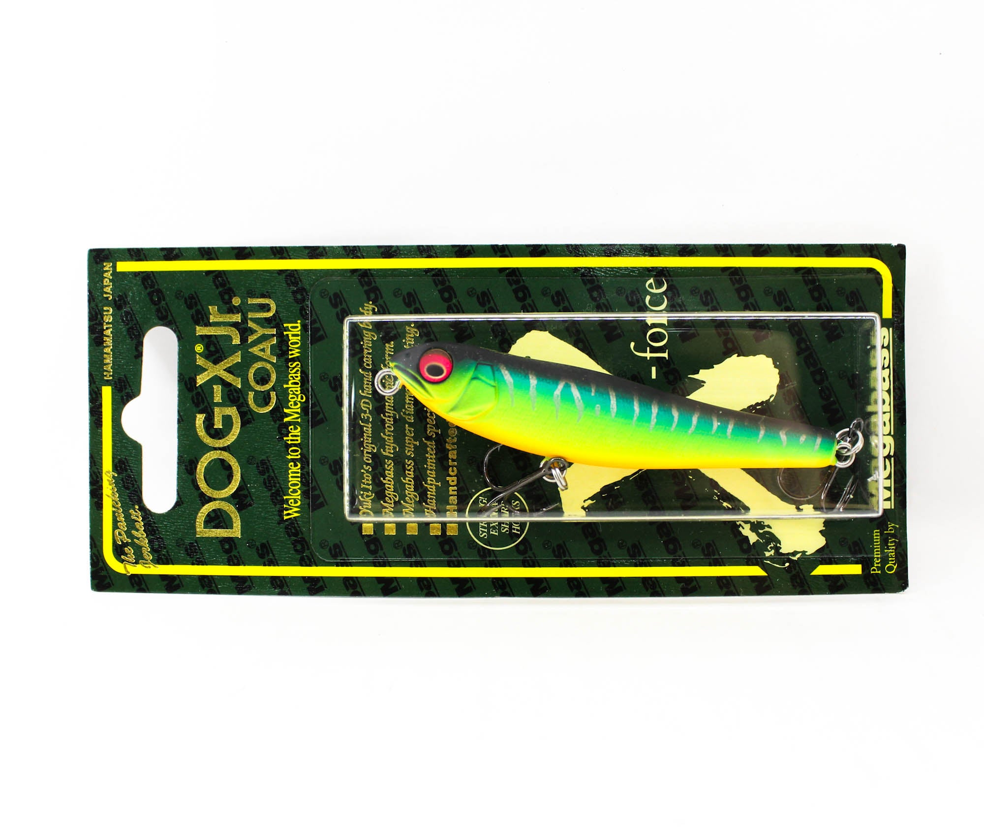 Megabass Dog X Junior Coayu 71 mm 5.8 grams Floating Lure Mat Tiger (3521)