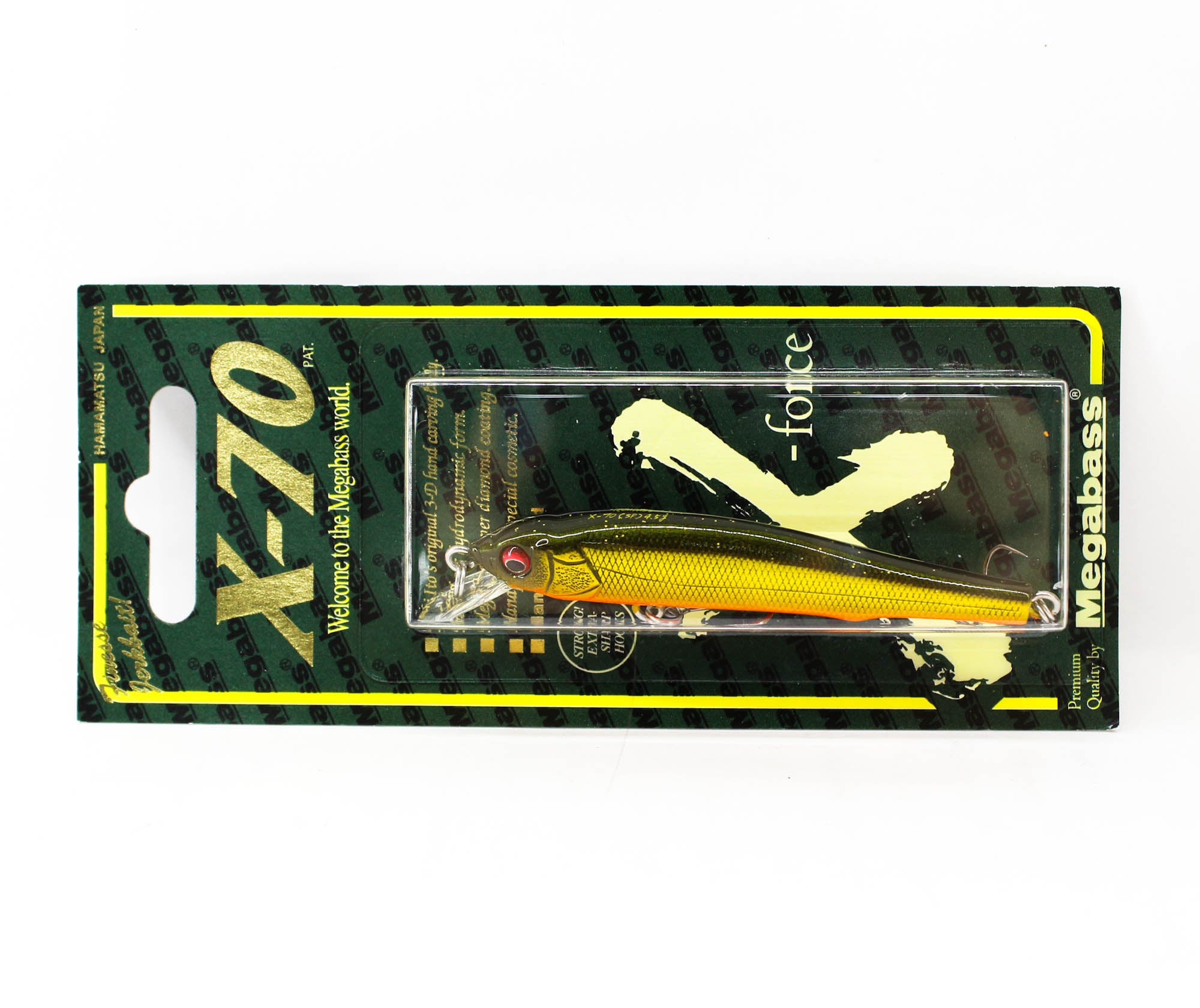 Megabass X-70 Suspend Minnow Lure GG Megabass Kinkuro (8410)
