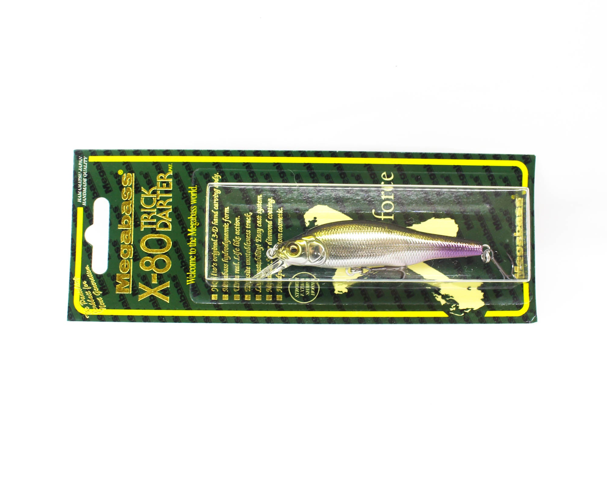 Megabass X-80 Trick Darter Suspend Lure M Wakasagi (9598)