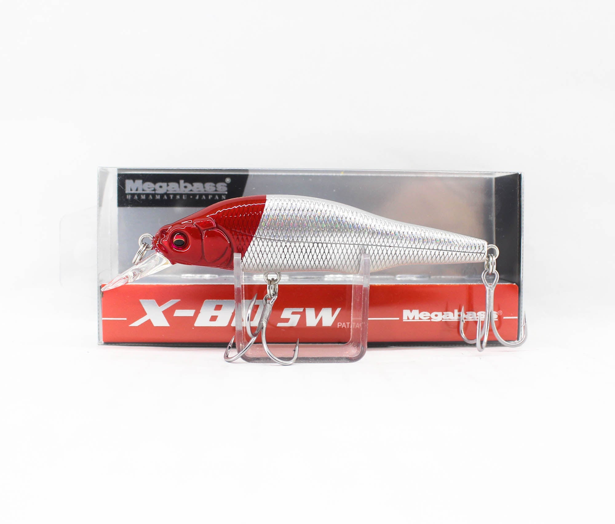 Megabass X-80 SW Slow Sinking Lure GG Red Head (1768)