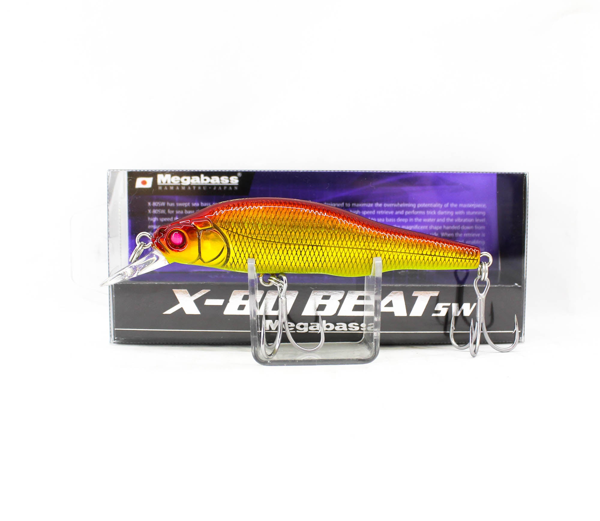 Megabass X-80 Beat SW Slow Sinking Lure GG Akakin (8766)