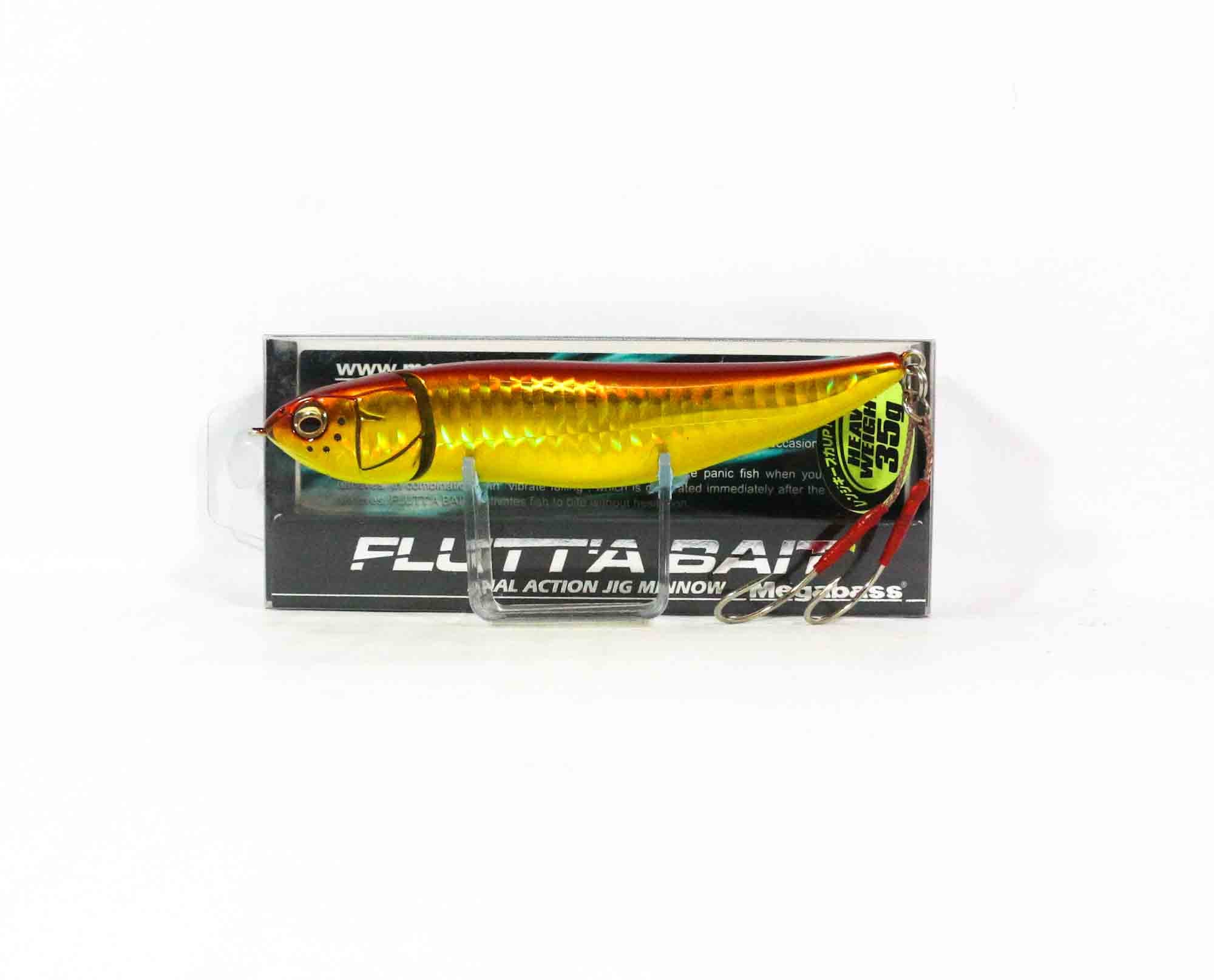 Megabass Flutta Bait HW 26.7 grams 100.5 mm Sinking Lure G Aka Kin (2744)