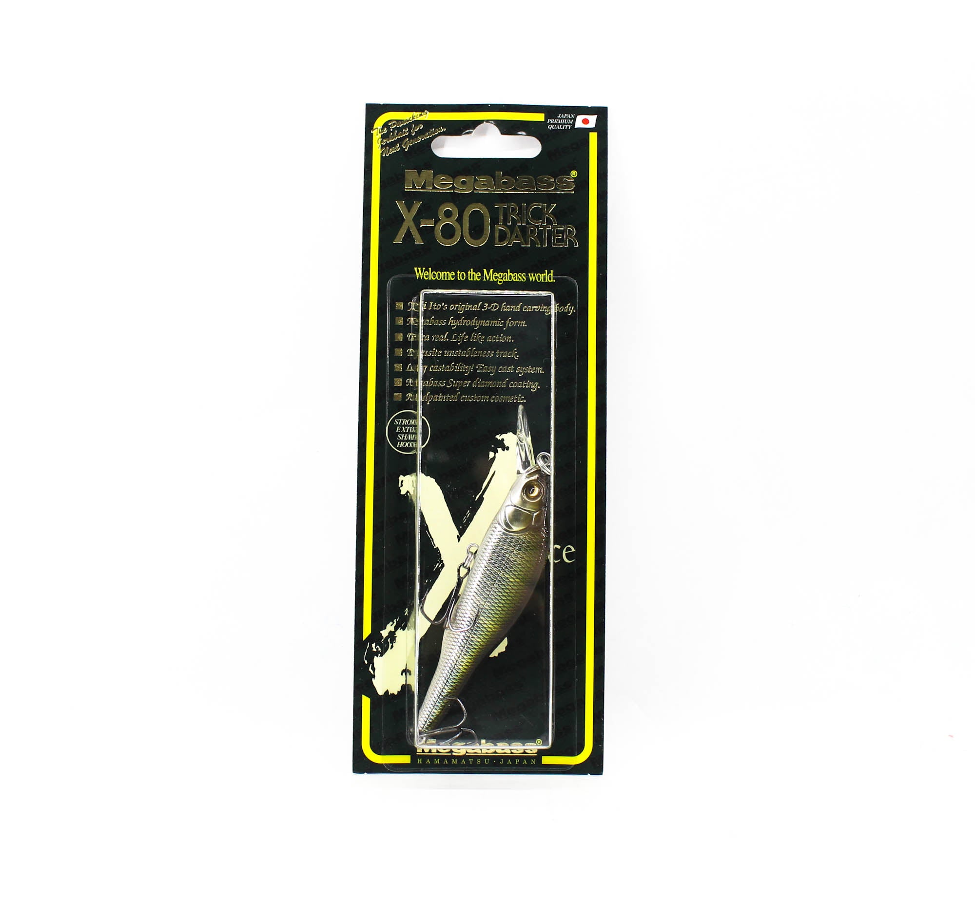 Megabass X-80 Trick Darter Suspend Lure Wagin Komorin Oikawa (8486)