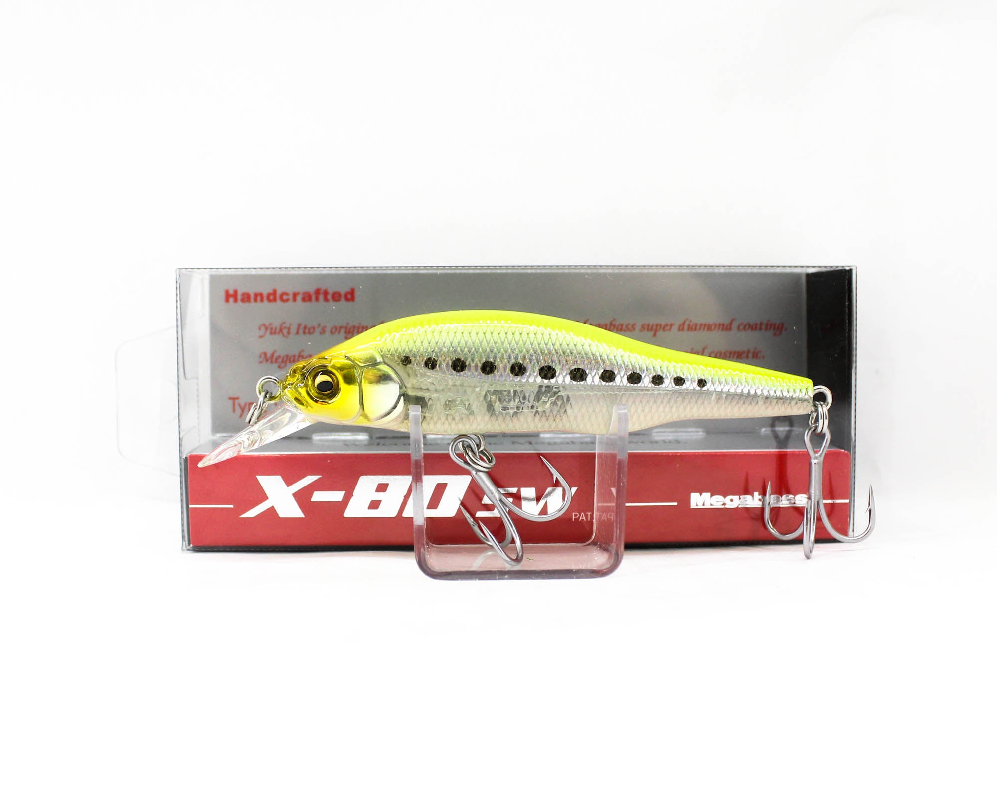 Megabass X-80 SW Slow Sinking Lure HT Chart Back Iwashi (8833)