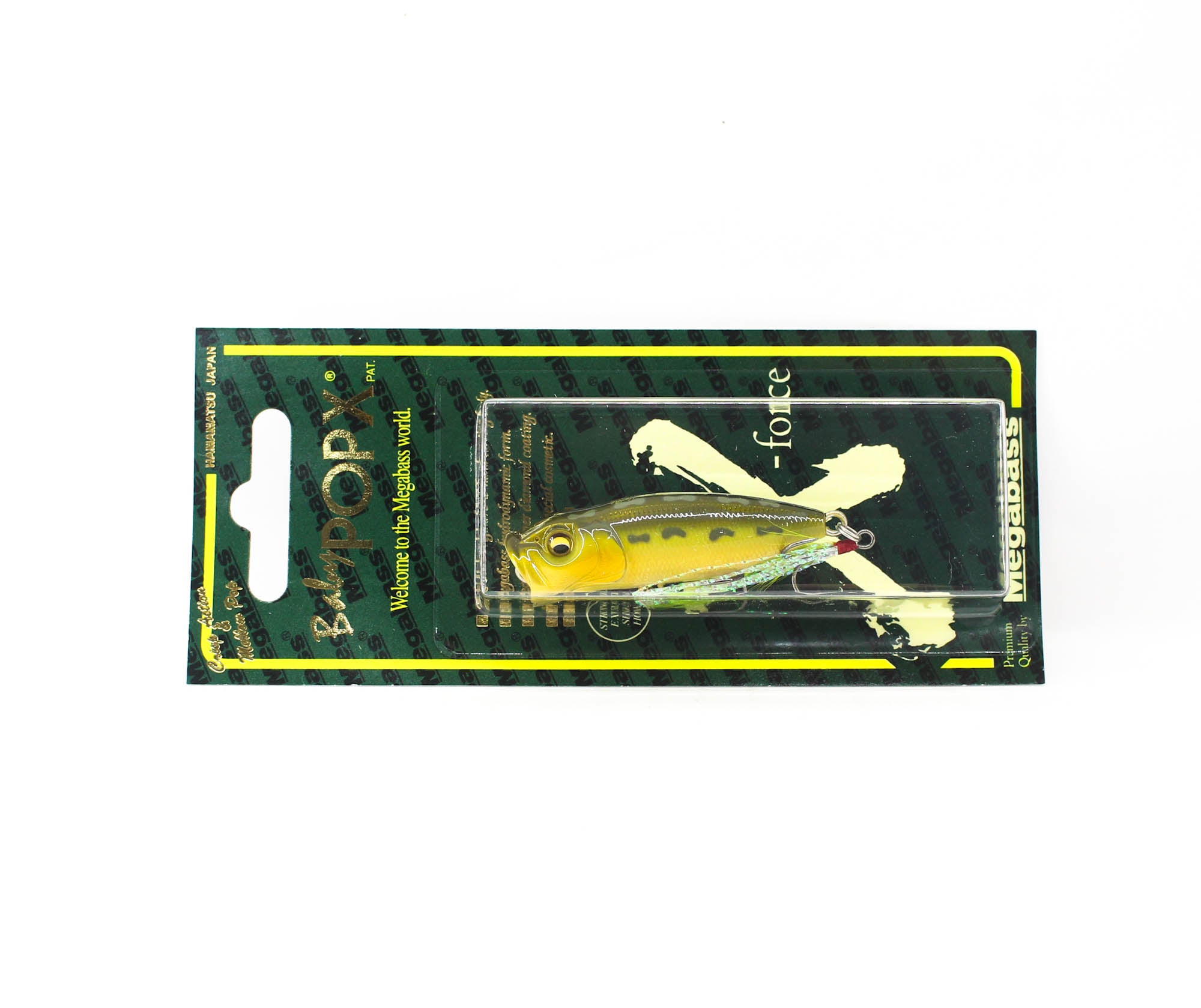 Megabass Pop X Baby 50 mm 3/16 oz Floating Lure Tonosama Frog (9144)