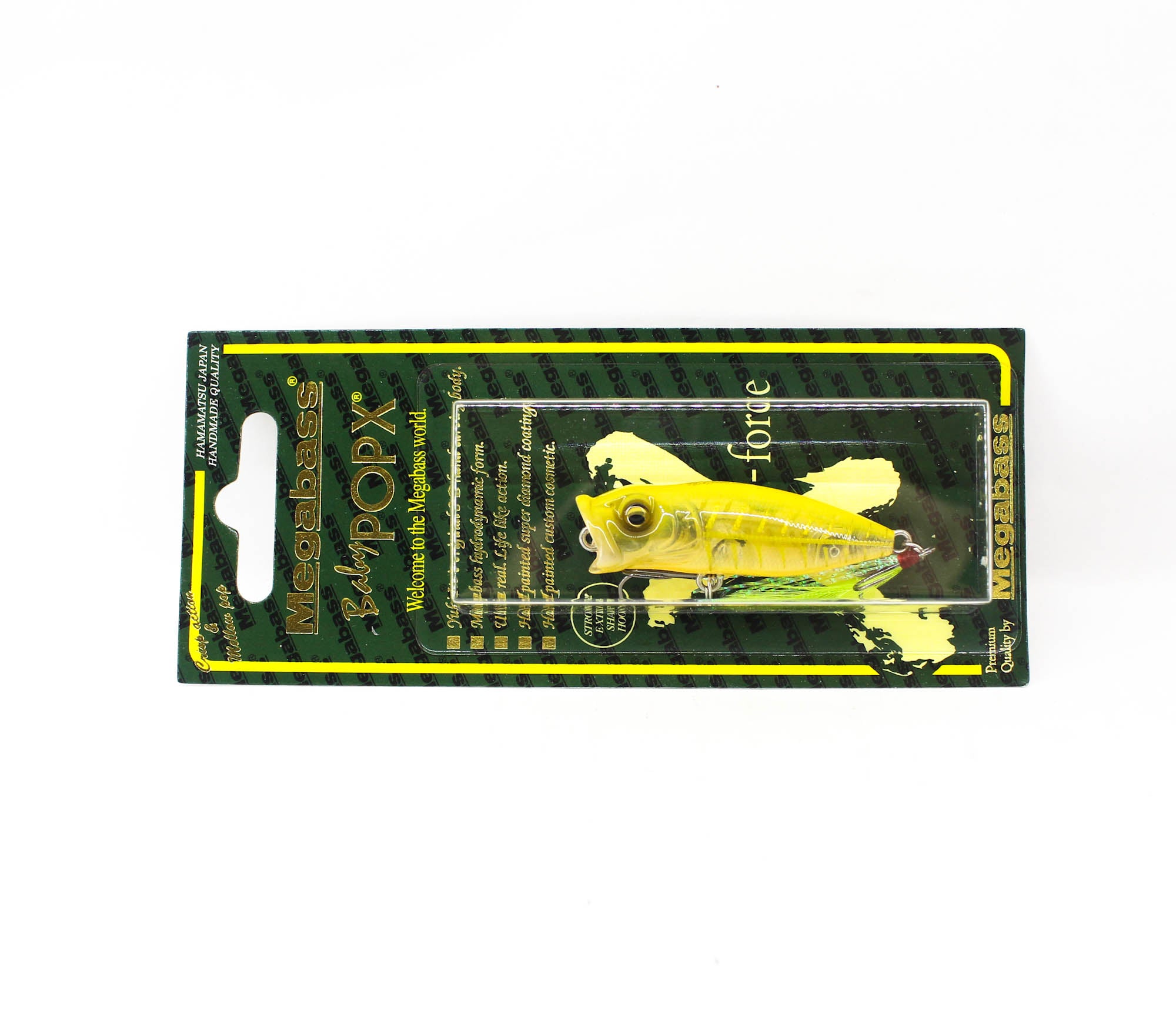Megabass Pop X Baby 50 mm 3/16 oz Floating Lure Modena Bone (9151)