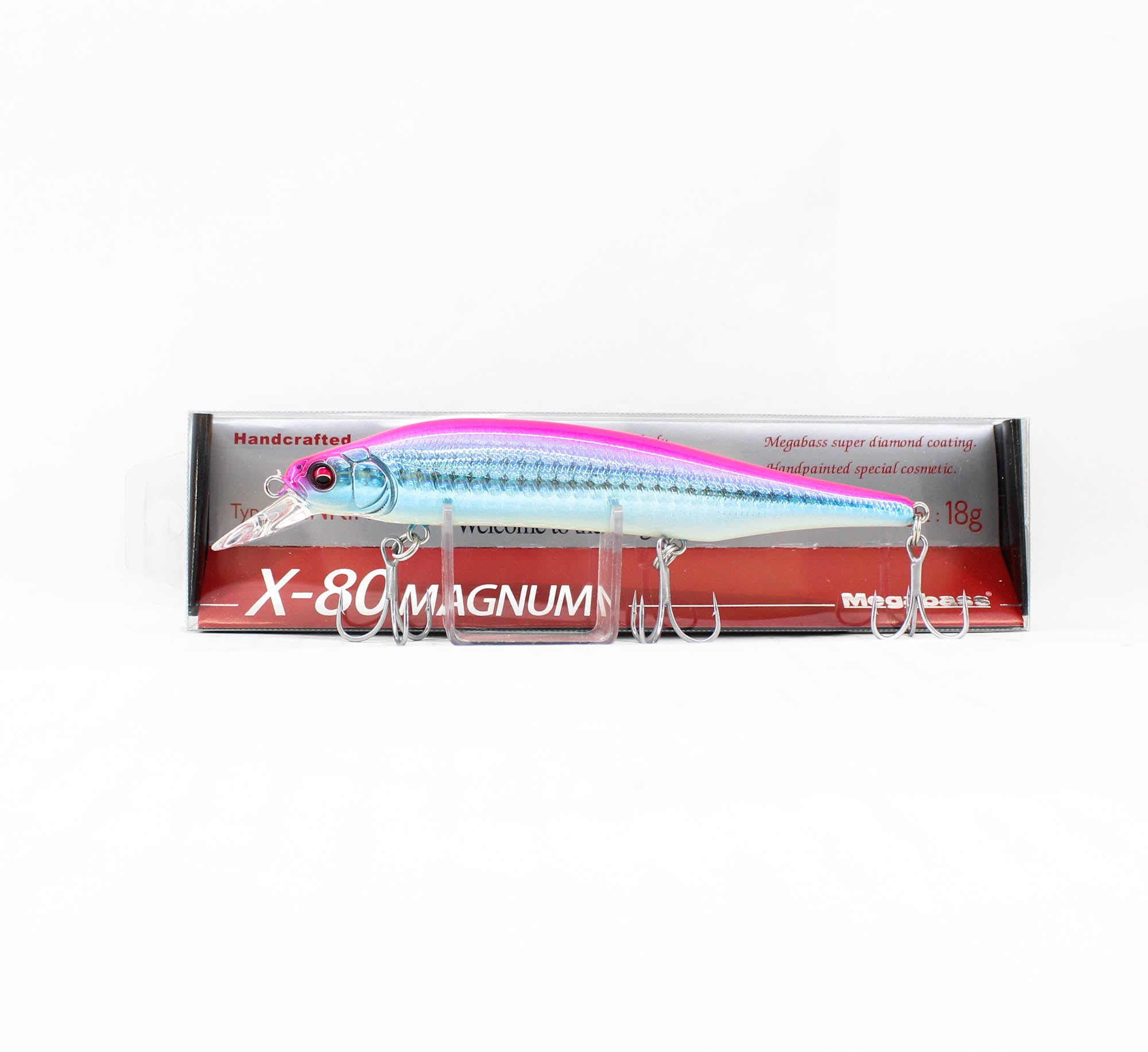 Megabass X-80 Magnum Sinking Lure GG Coral Pink Back GB (7055)