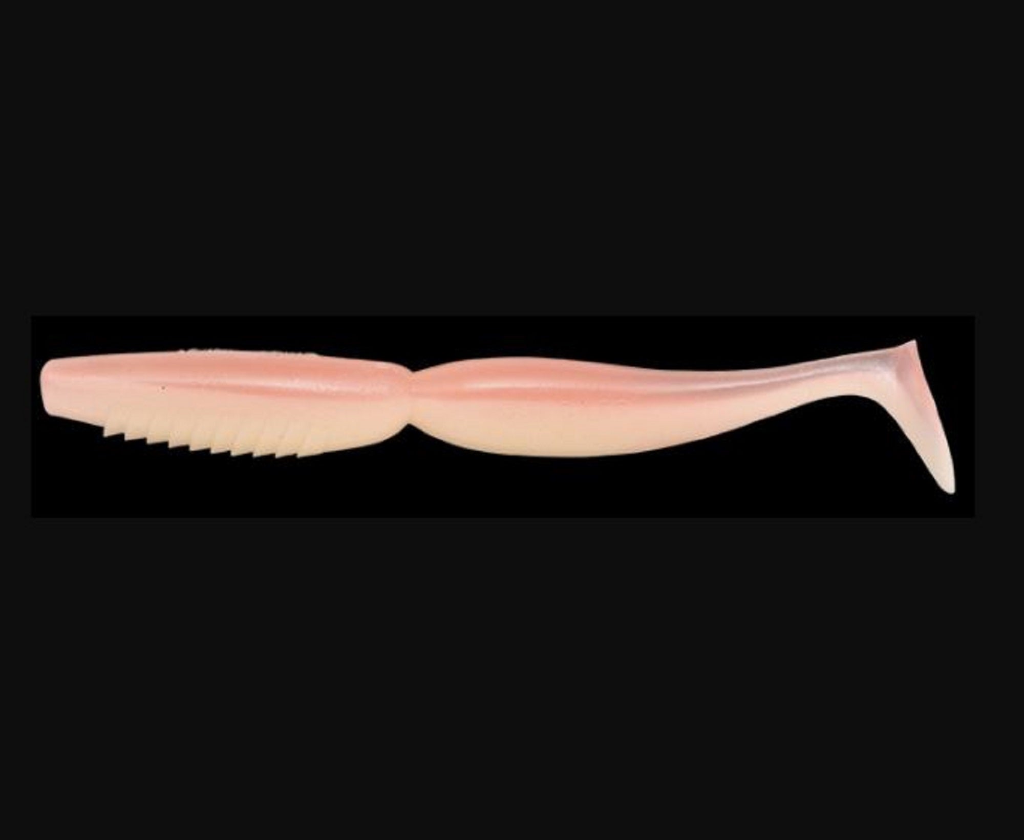 Megabass Super Spindle Worm SW Power Up 5 Inch Soft Lure Pink Glow (1891)