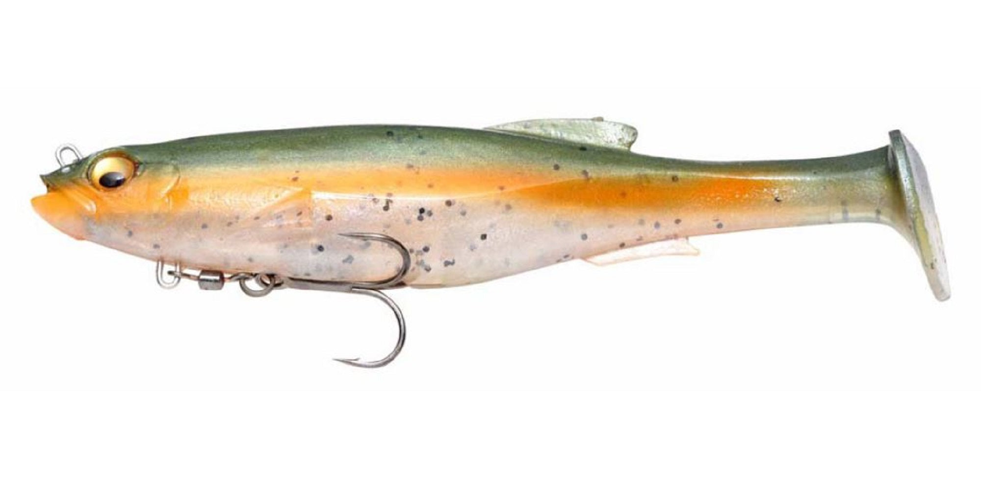 Megabass Soft Lure Mag Draft 6 Inch Sinking Lure Rainbow (9246)