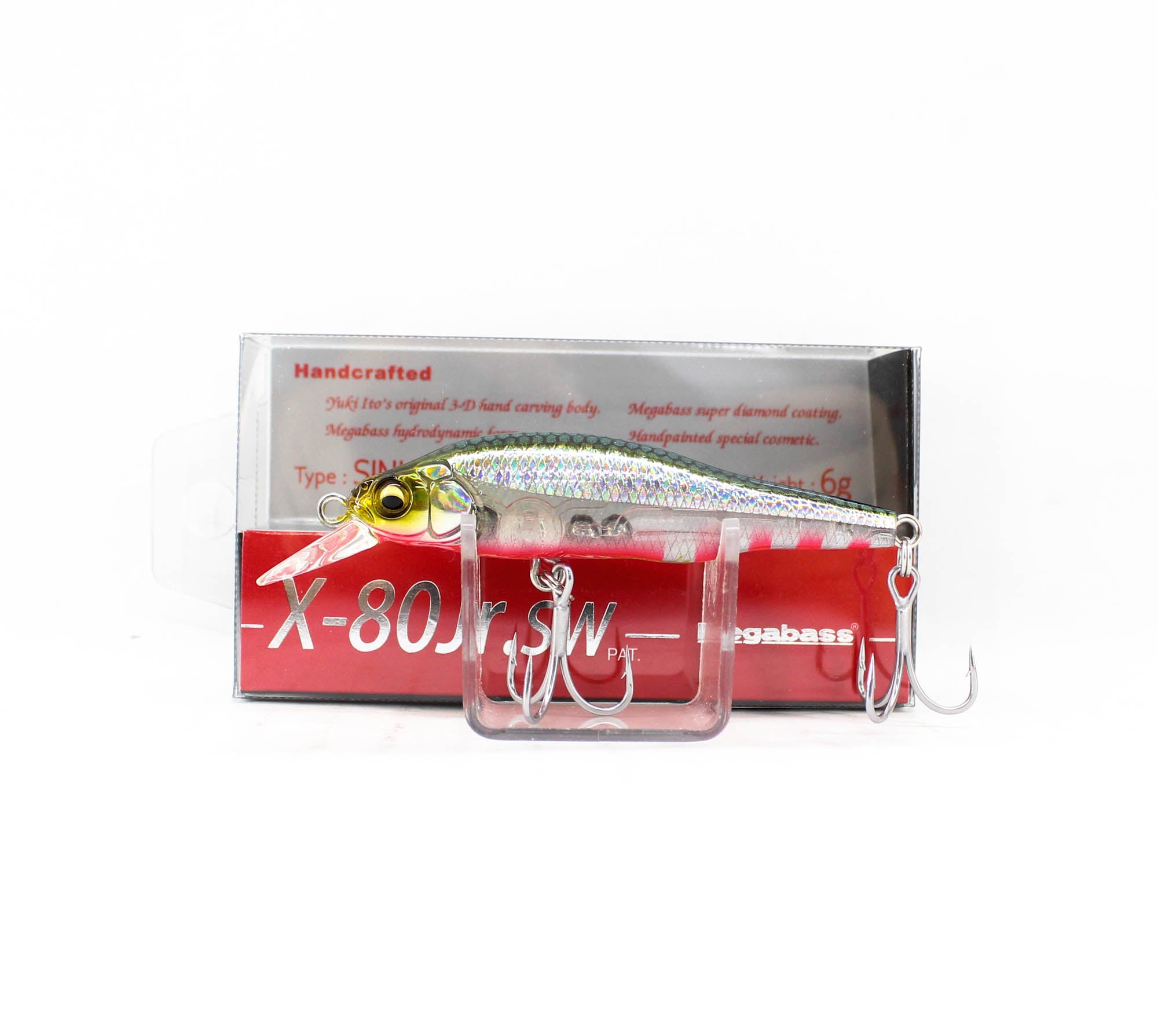 Megabass X-80 JR SW Slow Sinking Lure HT Reaction Beam (1737)