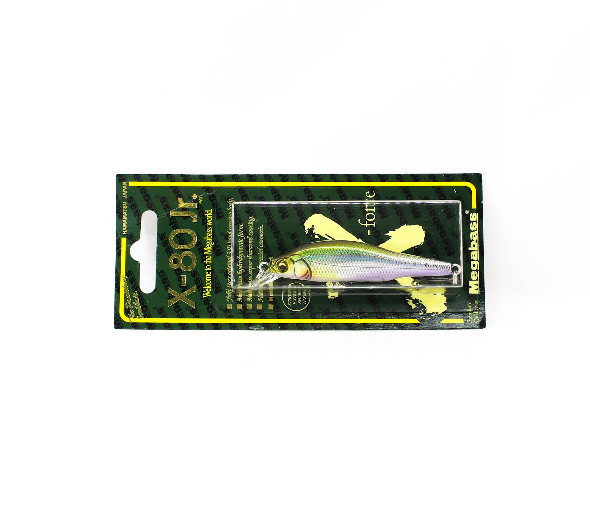 Megabass X-80 JR Suspend Minnow Lure LZ Wakasagi (0050)