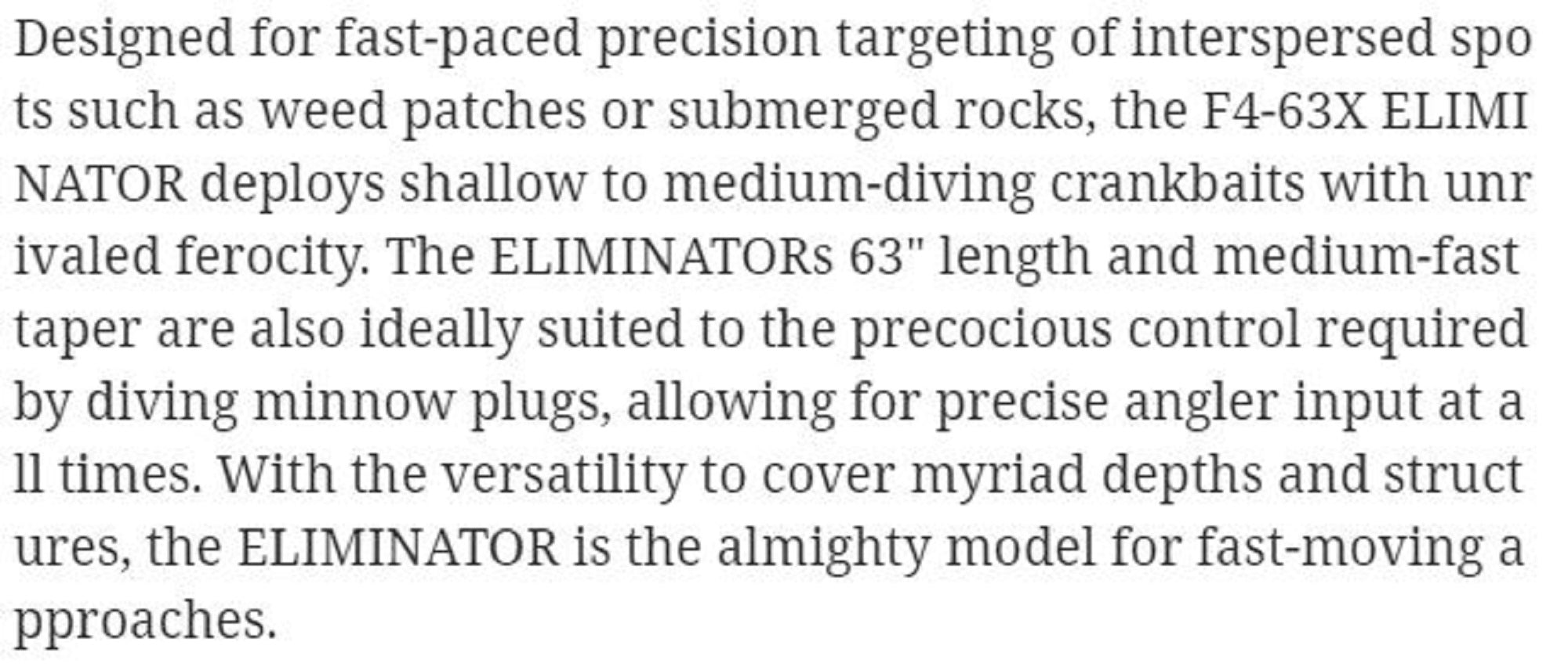 Sale Megabass Rod Baitcast Destroyer F4-63X Eliminator (2102)