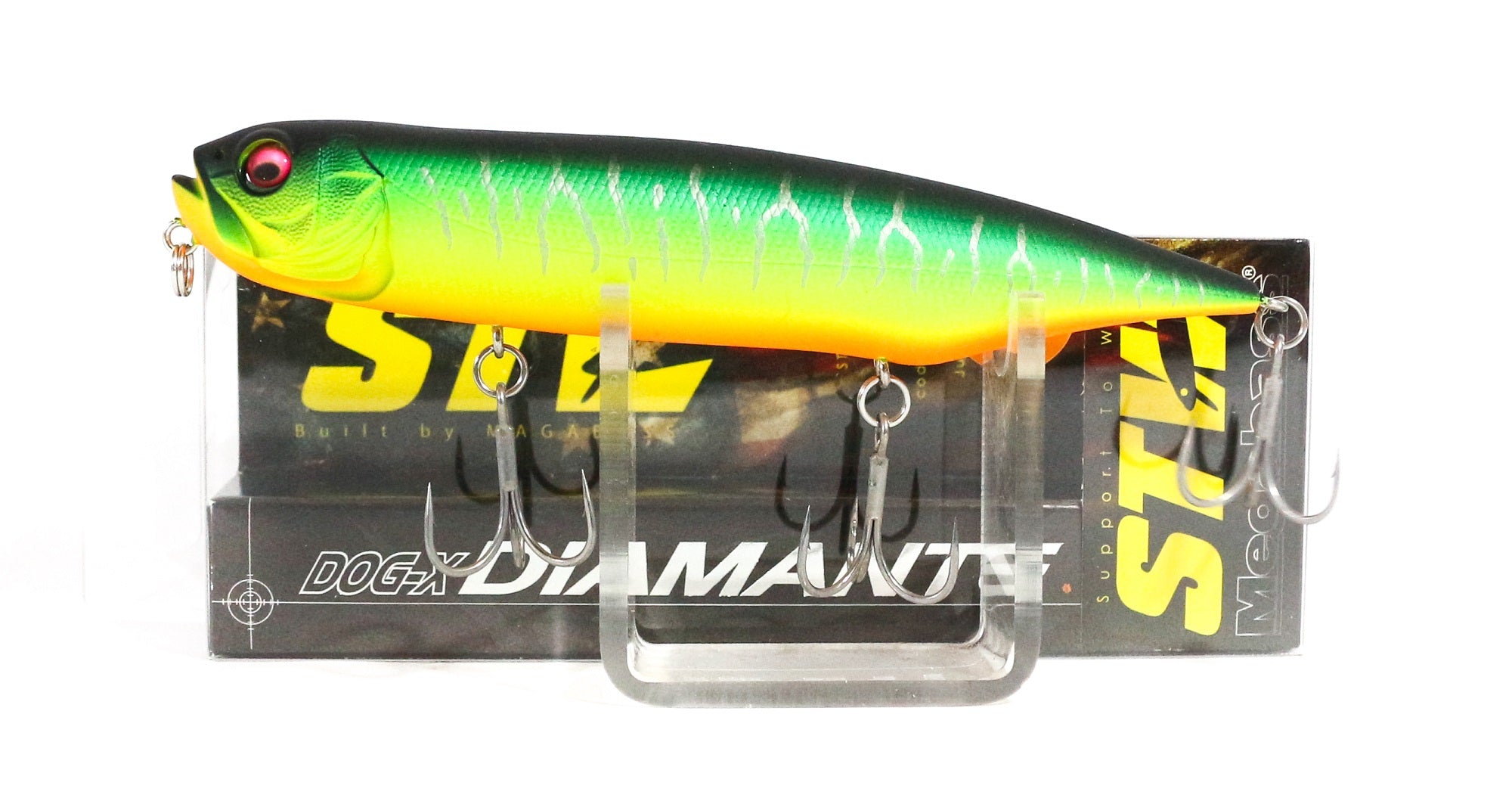Megabass Dog X Diamante Rattle 120 mm 3/4 oz Floating Lure Tiger (6711)