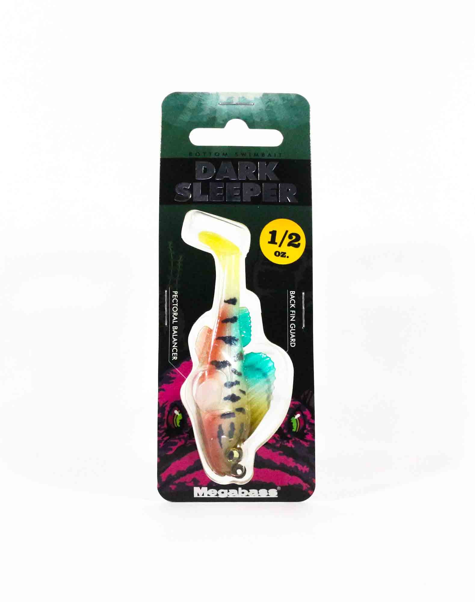 Megabass Soft Lure Dark Sleeper 3 Inch 1/2 oz Biwako Yoshinobori (7213)