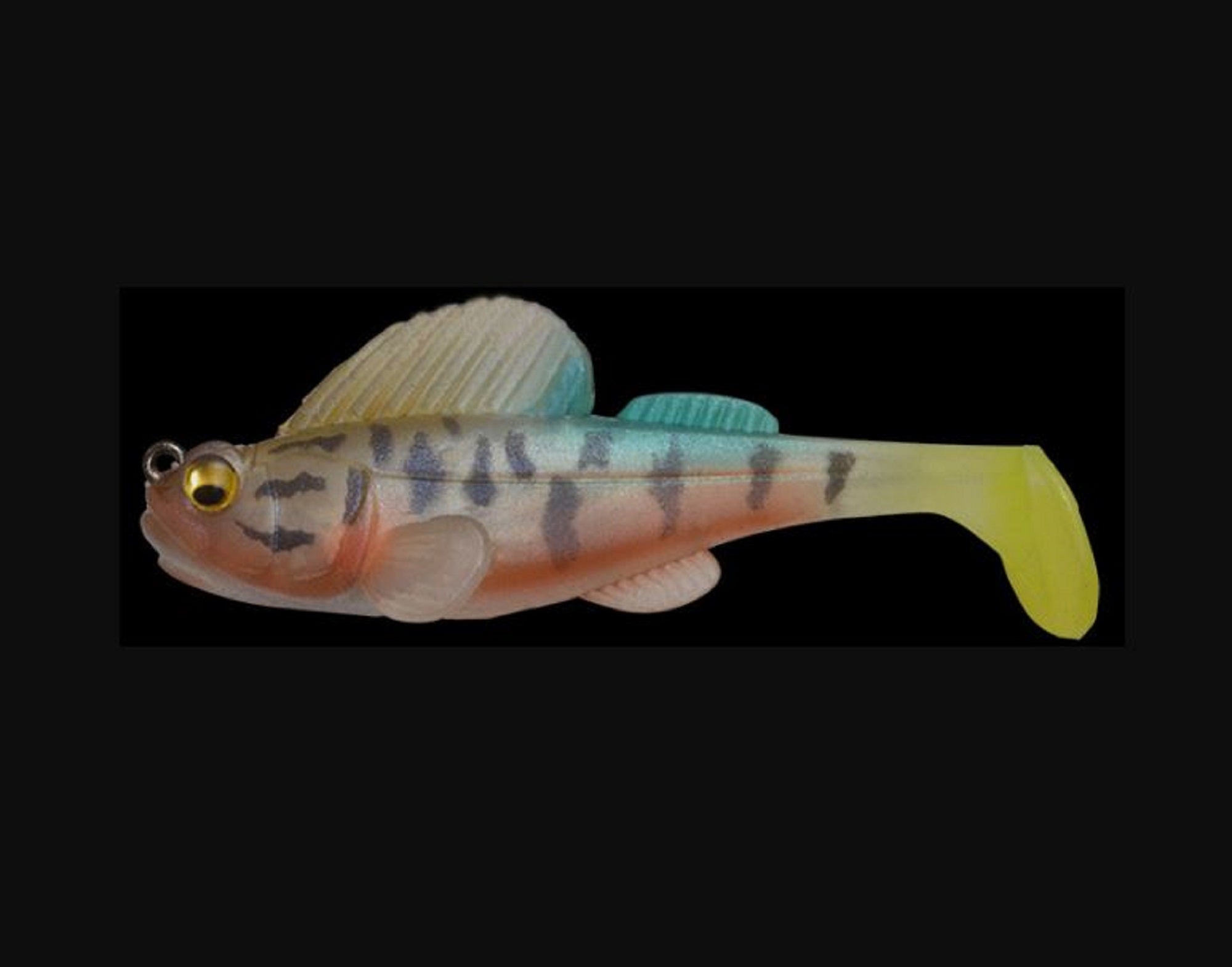 Megabass Soft Lure Dark Sleeper 3 Inch 1/2 oz Biwako Yoshinobori (7213)