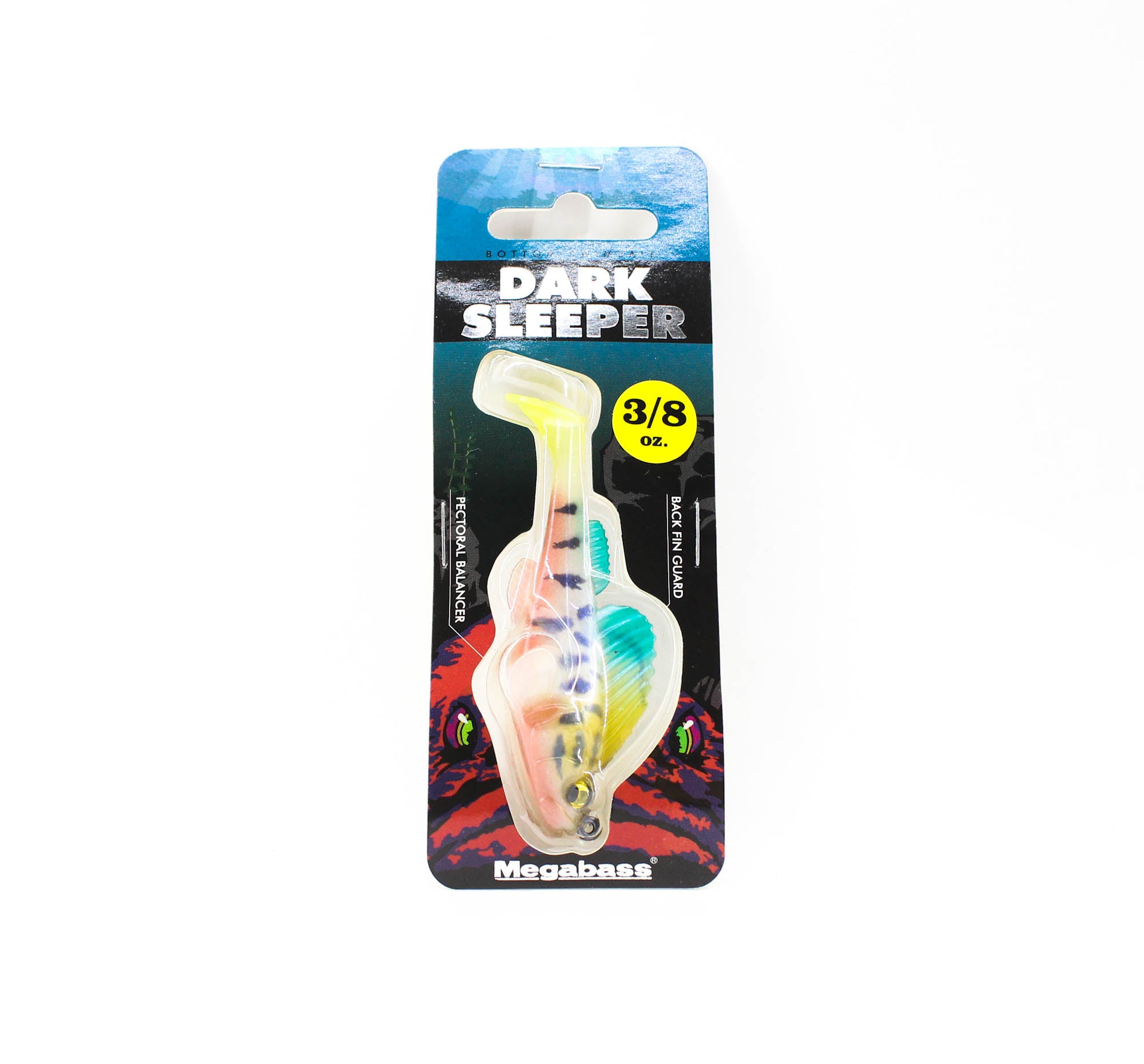 Megabass Soft Lure Dark Sleeper 3 Inch 3/8 oz Biwako Yoshinobori (1906)