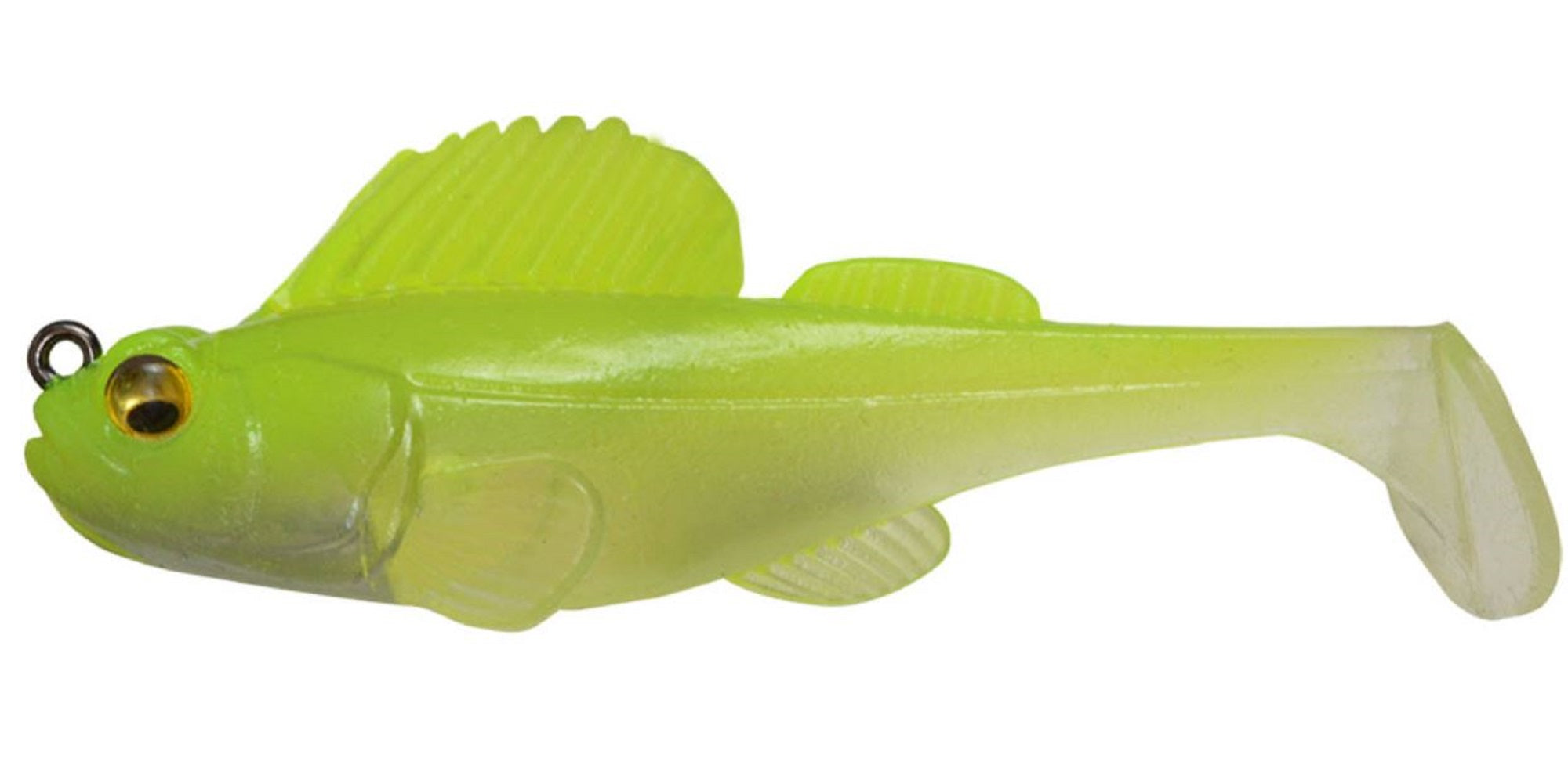 Megabass Soft Lure Dark Sleeper 3 Inch 3/8 oz Clear Chart (1975)