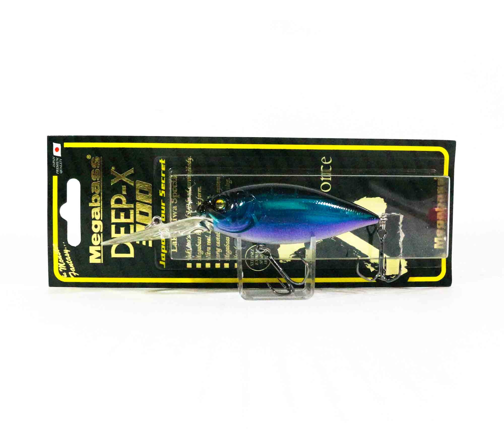 Megabass Deep X 300 75 mm 21 grams Floating Lure Biwako Blue (3184)