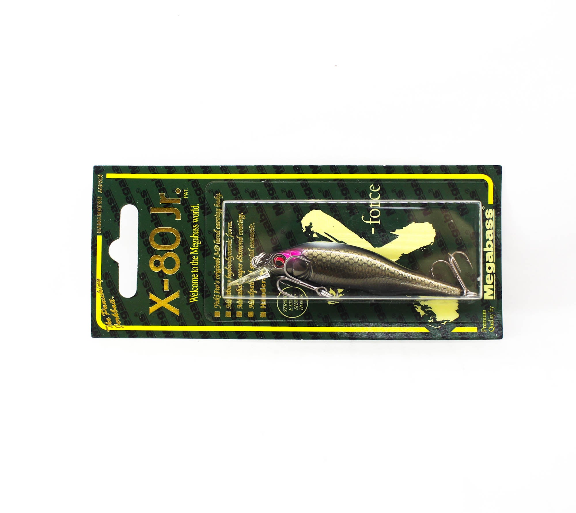 Megabass X-80 JR Suspend Minnow Lure MG Secret Shadow (3573)