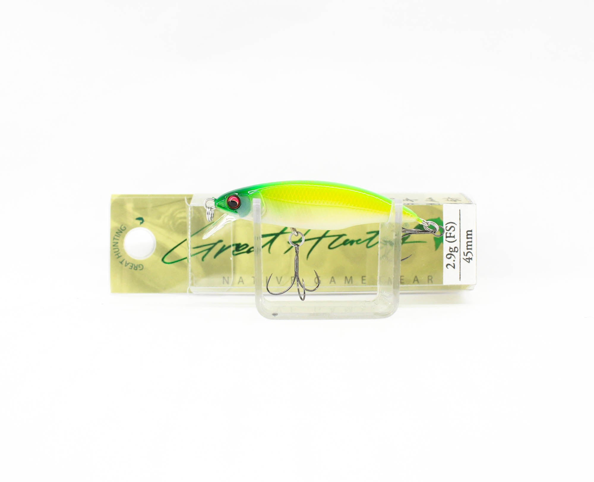 Megabass GH45 Flat Side 2.9 grams Sinking Lure Ghost Pearl Lime (6796)
