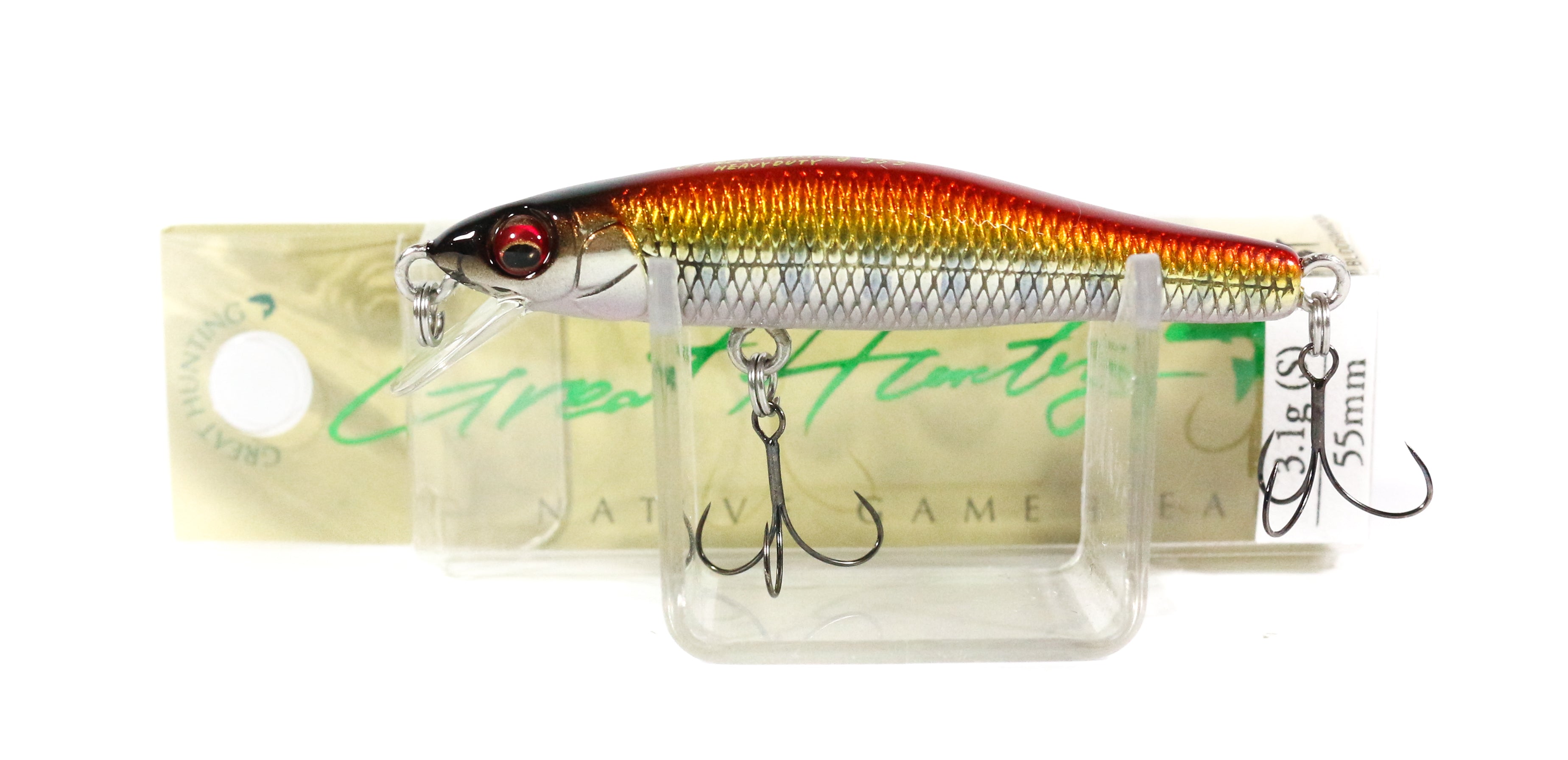 Megabass GH55 Heavy Duty 3.1 grams Sinking Lure M Red Stream (7250)