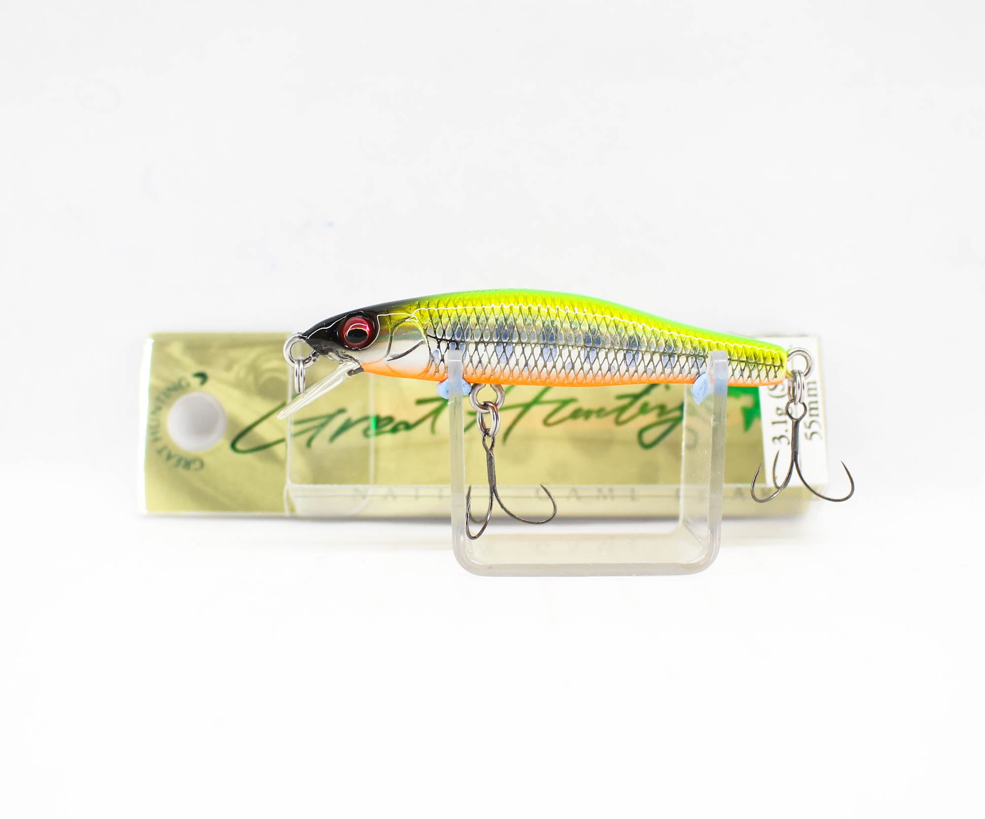 Megabass GH55 Heavy Duty 3.1 grams Sinking Lure LZ Lime Back OB (7267)