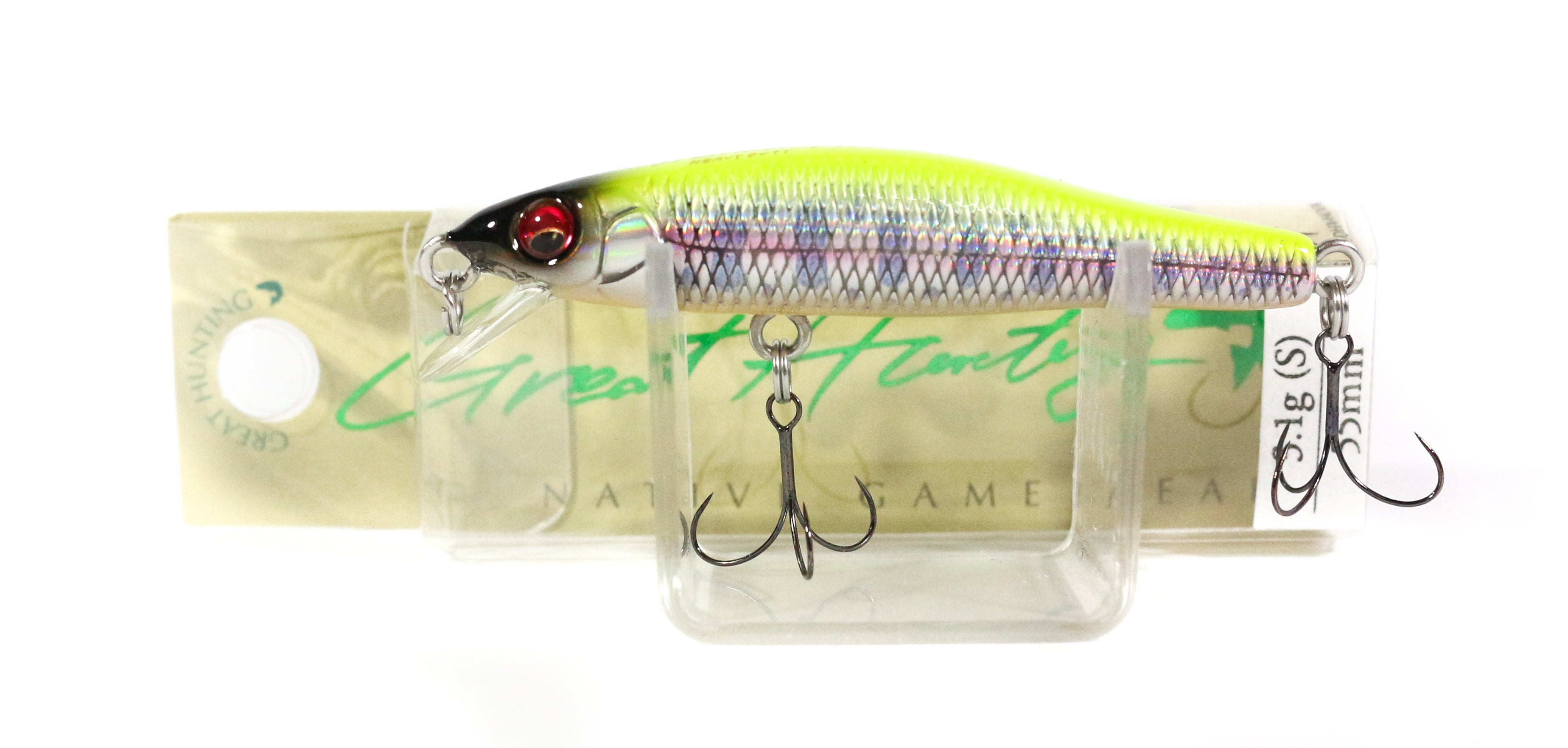 Megabass GH55 Heavy Duty 3.1 grams Sinking Lure LZ Chart Back Yamame (7274)