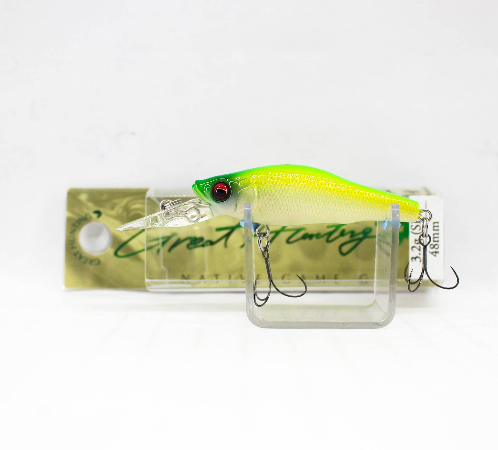 Megabass GH48 Dive Floating Lure Ghost Pearl Lime (7694)