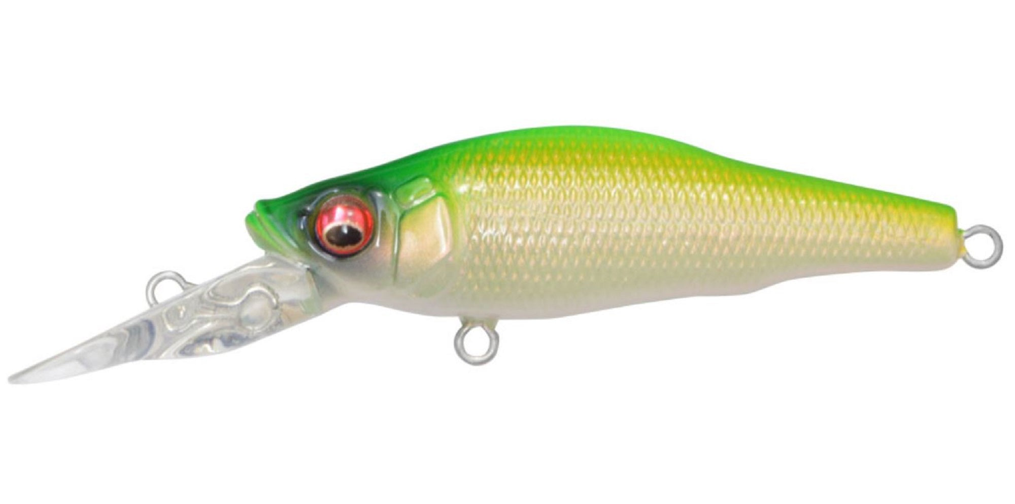 Megabass GH48 Dive Floating Lure Ghost Pearl Lime (7694)