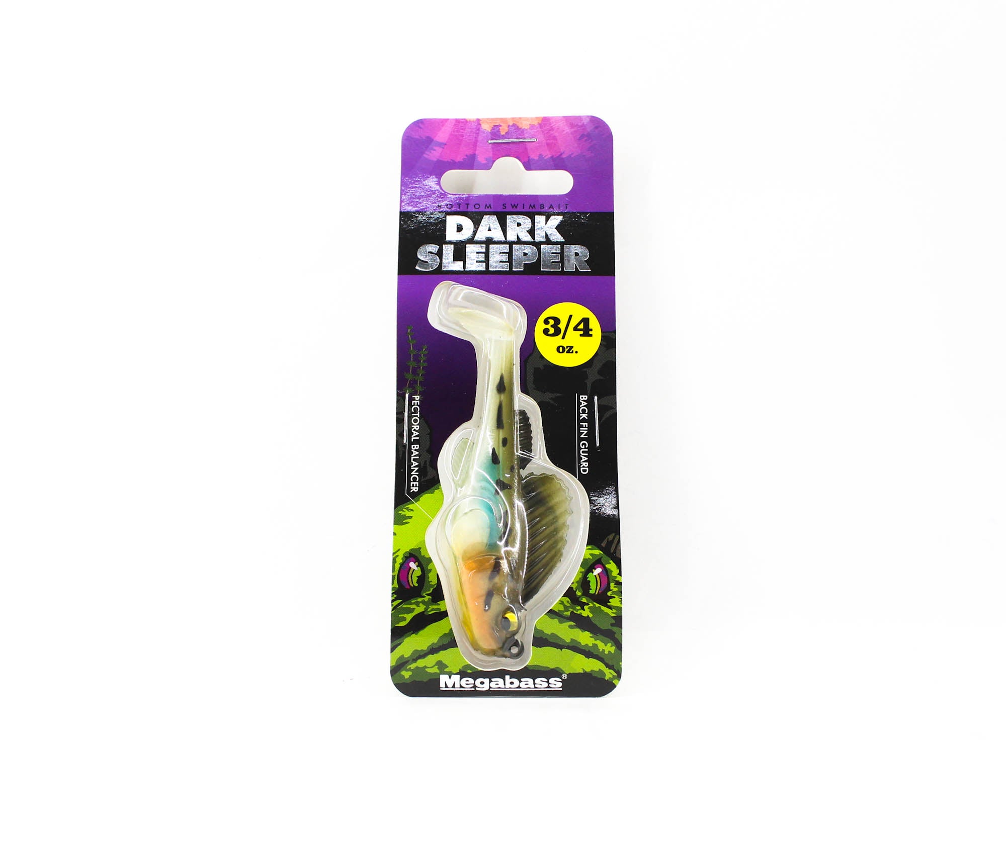 Megabass Soft Lure Dark Sleeper 3 Inch 3/4 oz Haze (1189)