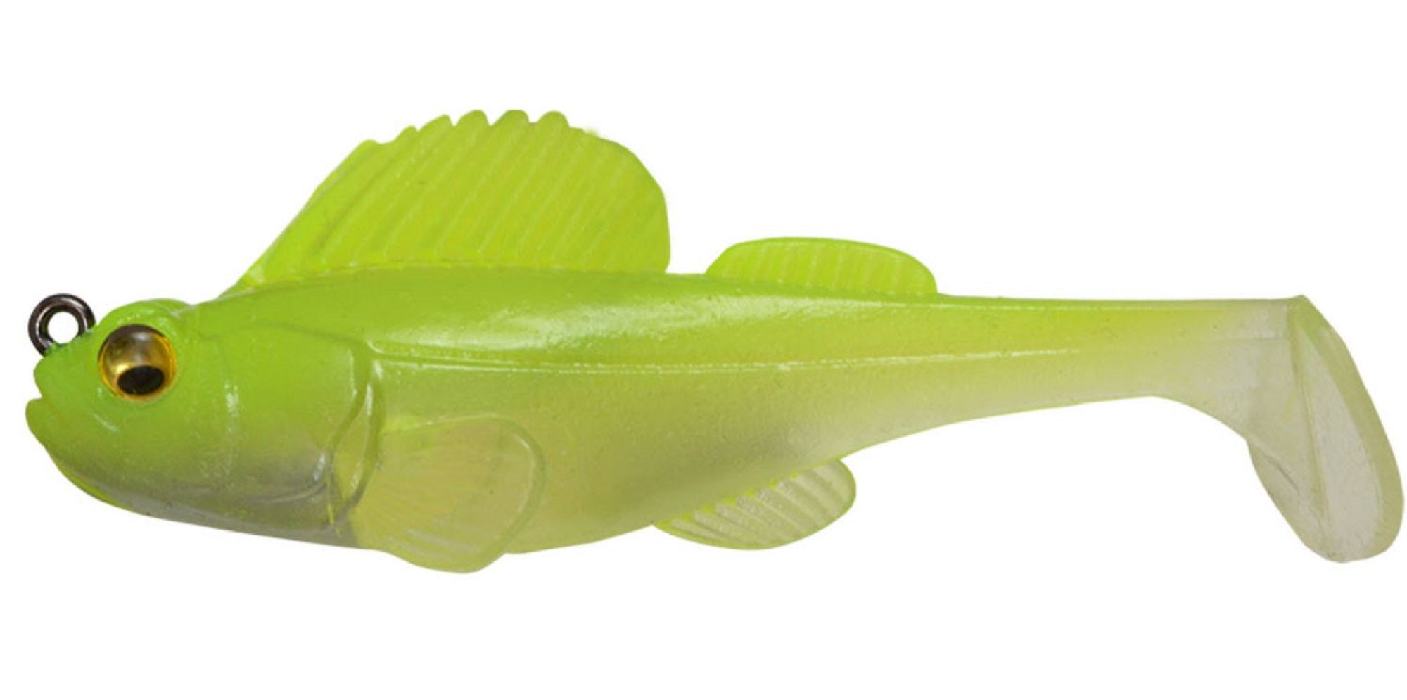 Megabass Soft Lure Dark Sleeper 3 Inch 3/4 oz Clear Chart (1264)