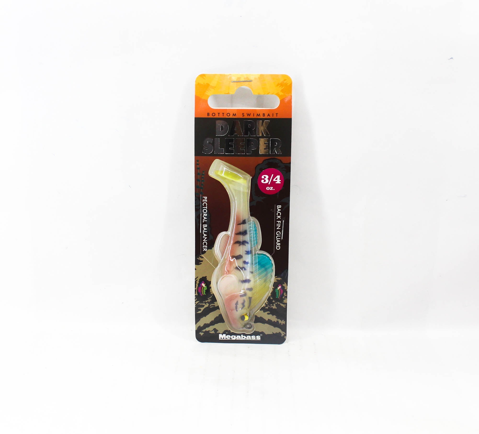Megabass Soft Lure Dark Sleeper 3.8 Inch 3/4 oz Biwako Yoshinobori (1455)