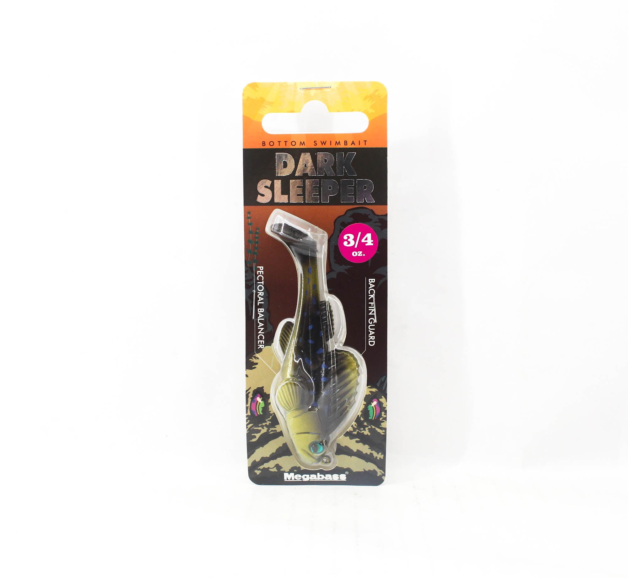 Megabass Soft Lure Dark Sleeper 3.8 Inch 3/4 oz Mutsugorou (1462)