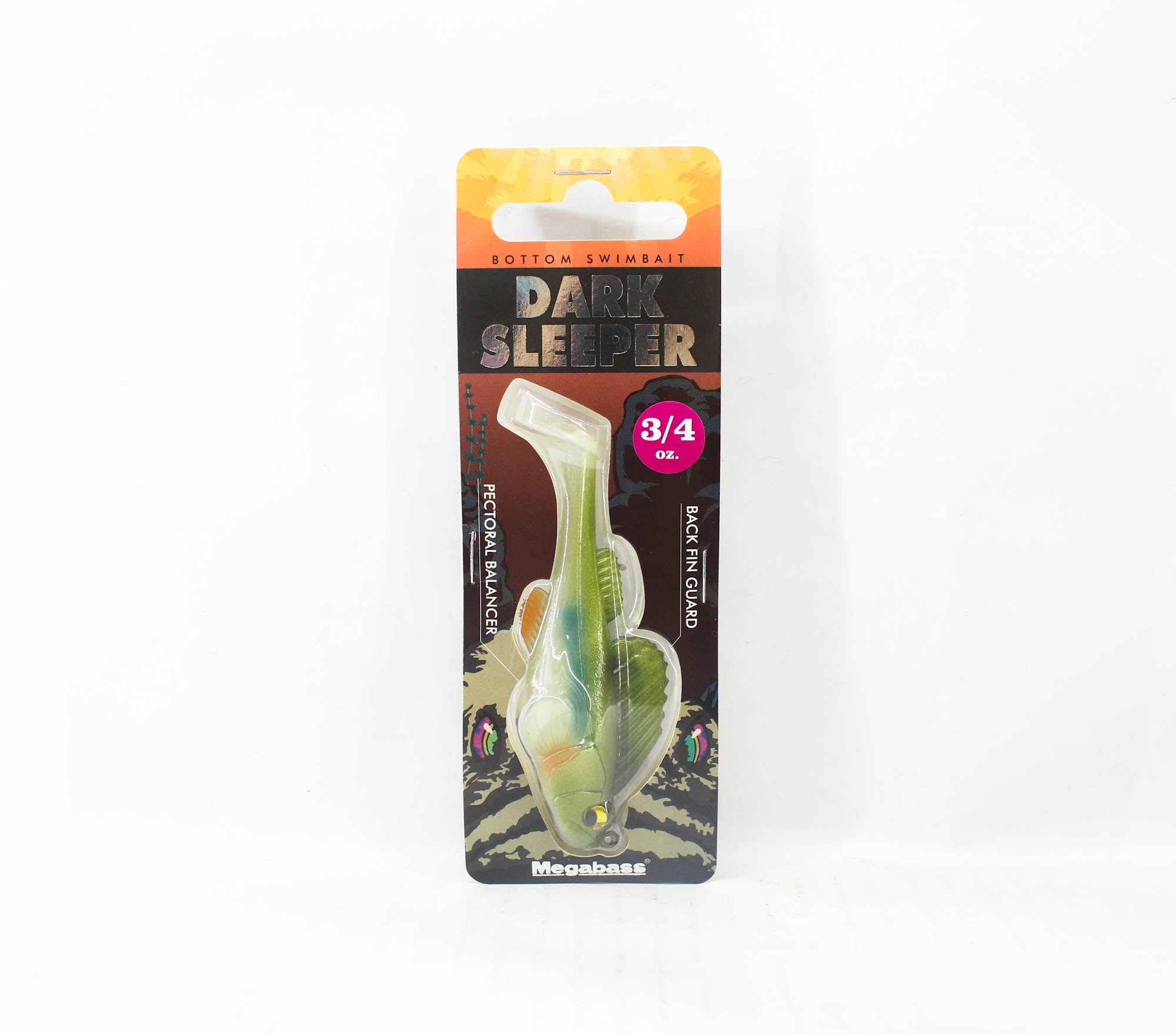 Megabass Soft Lure Dark Sleeper 3.8 Inch 3/4 oz Hanahaze (1479)